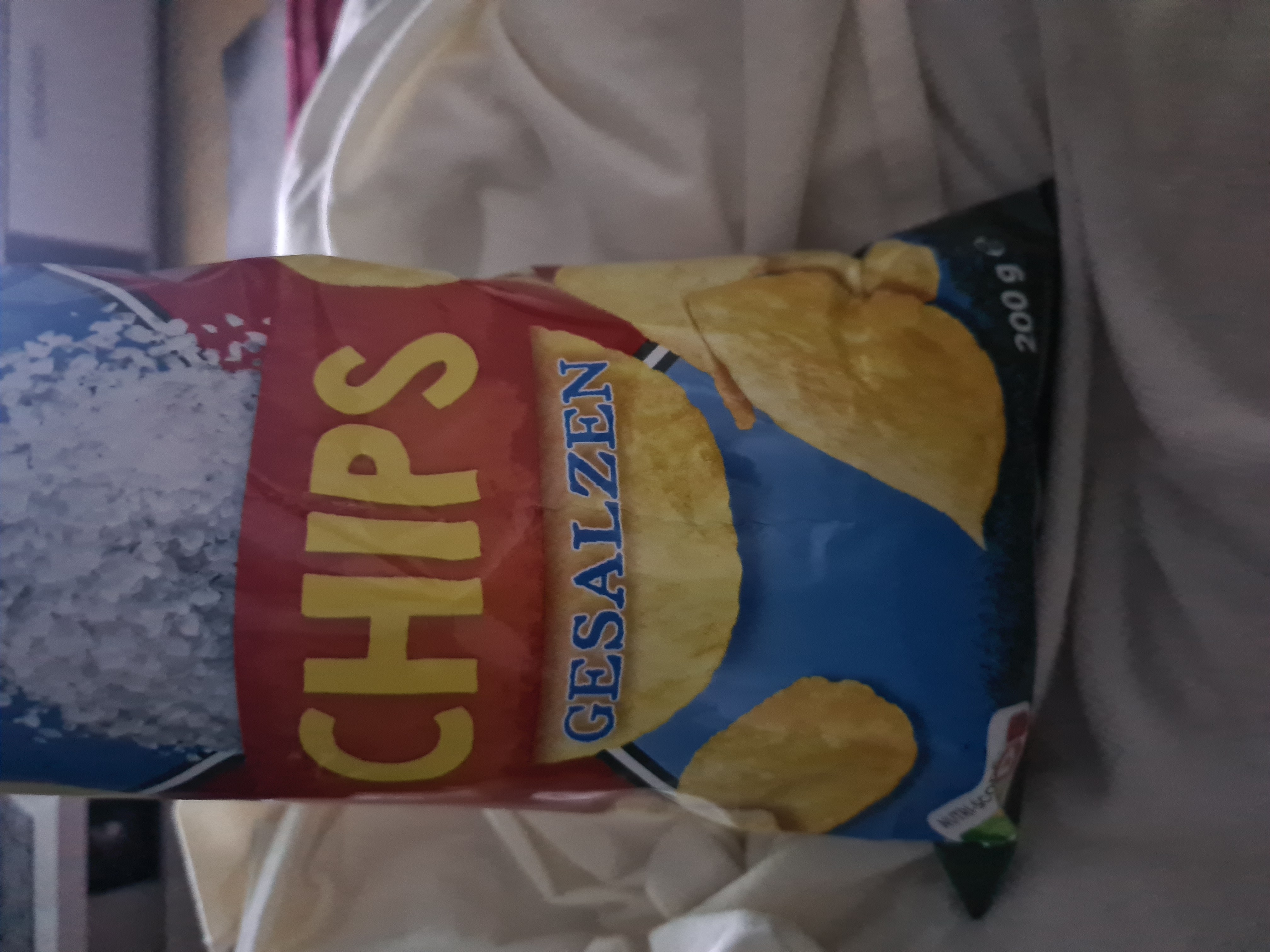 Gesalzene Kartoffelchips