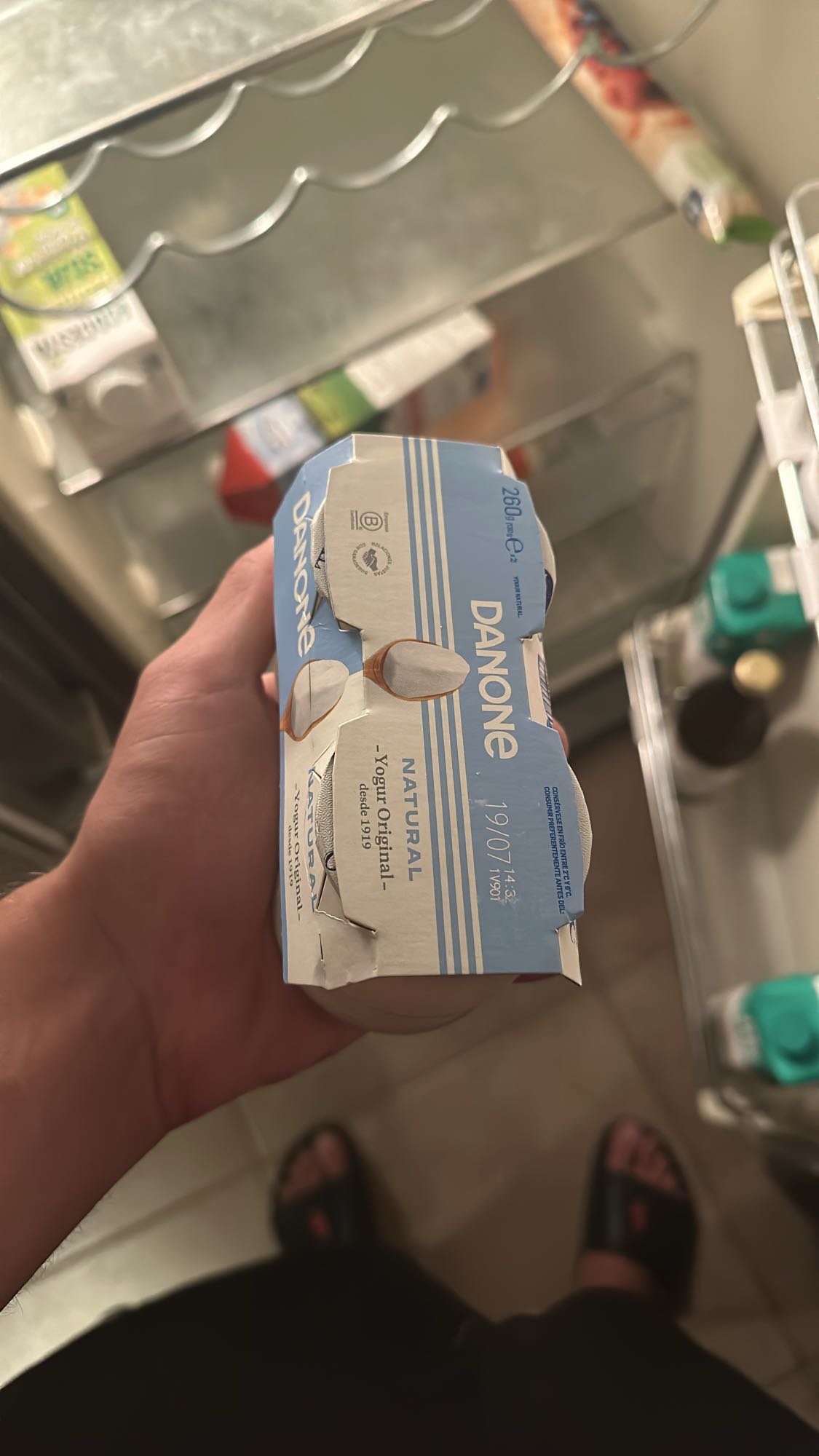 Yogur natural Danone