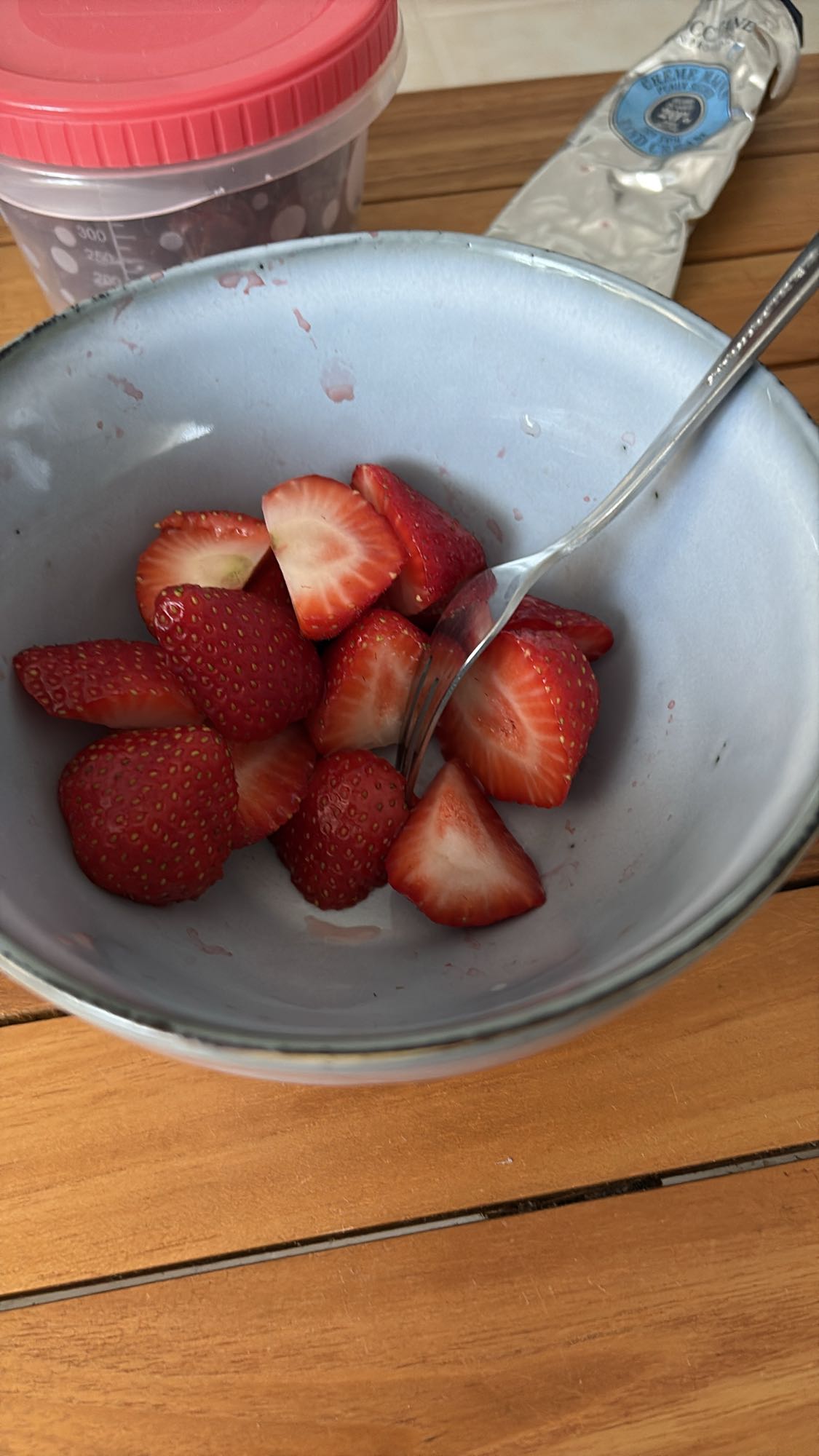 Fresh Strawberries Bowl