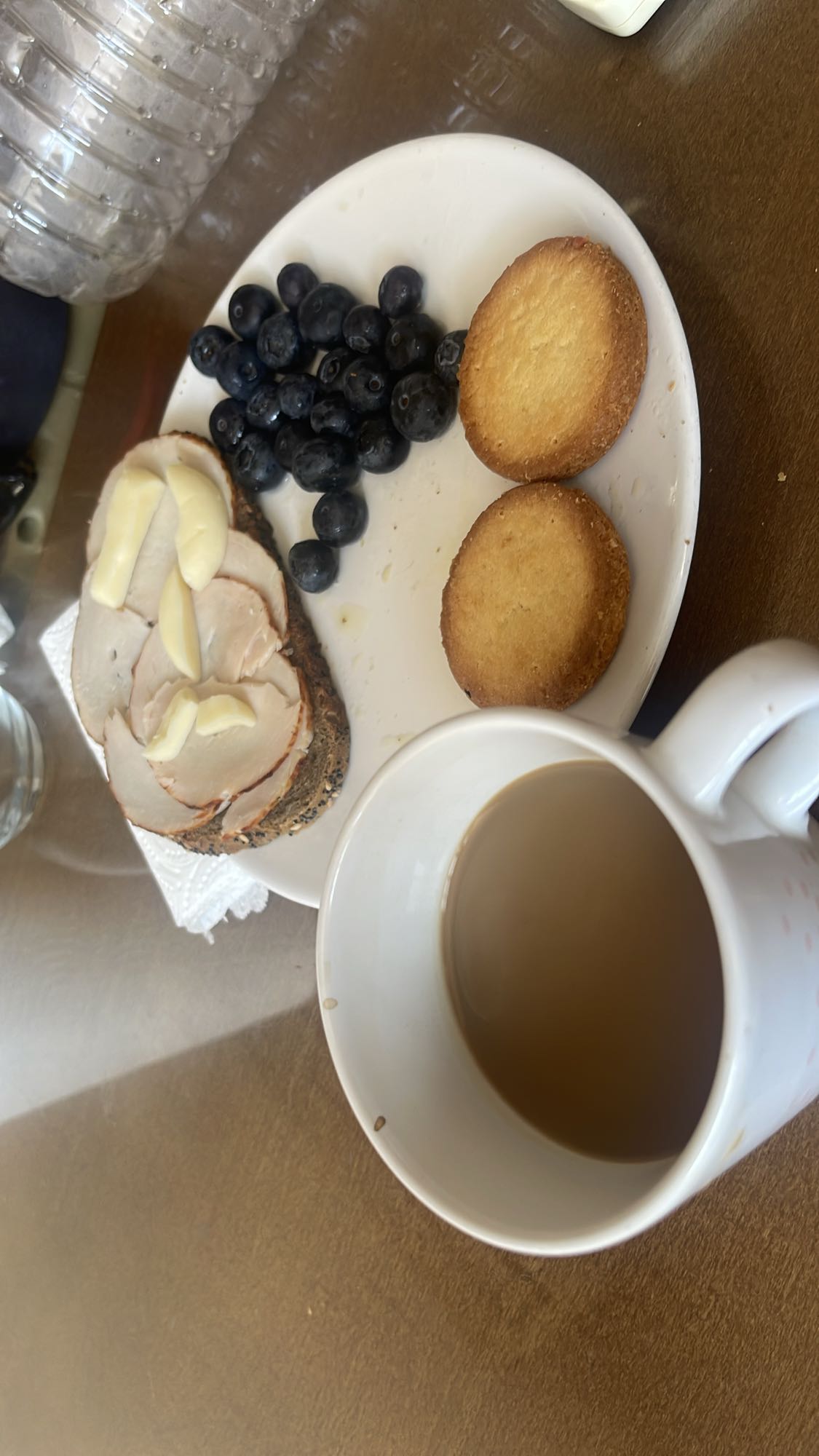 Desayuno variado sencillo