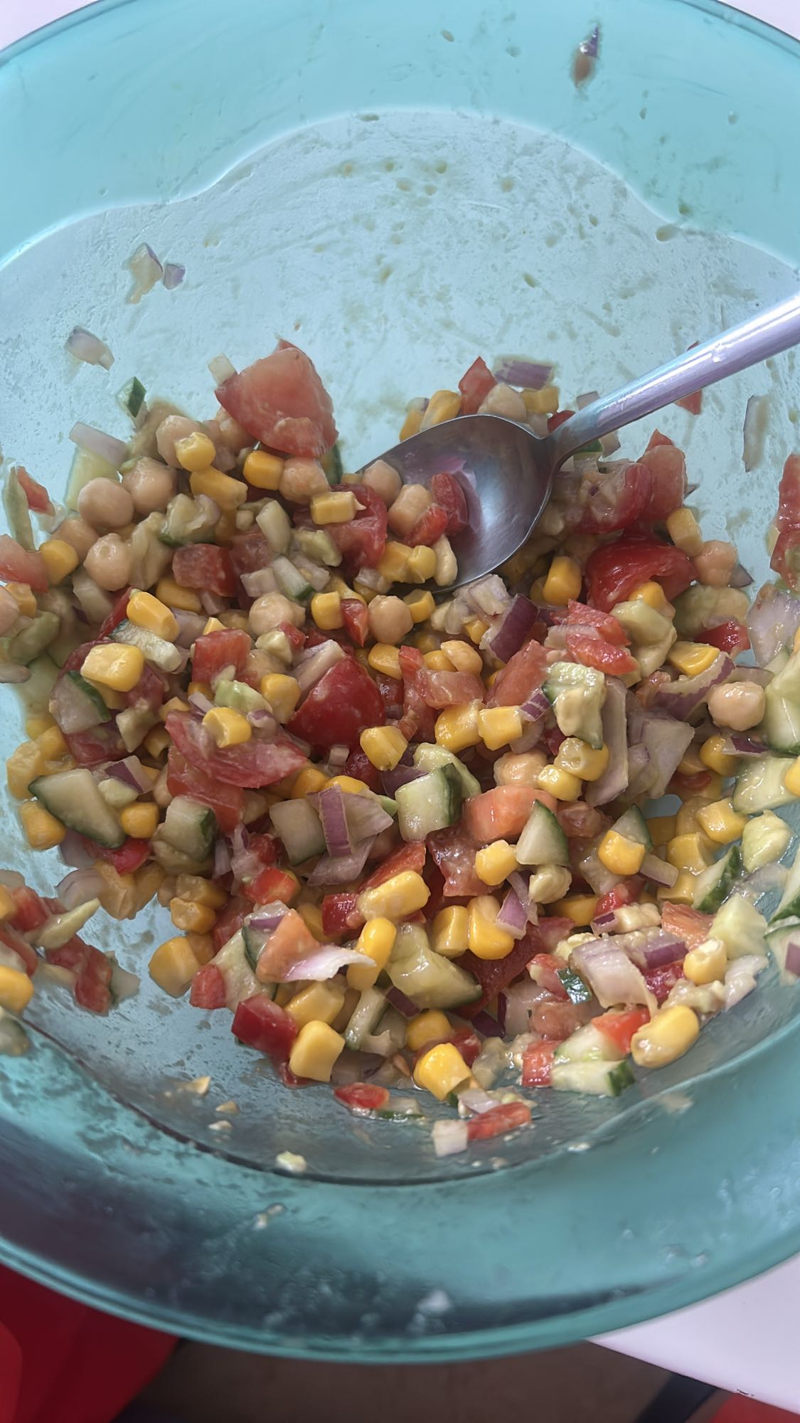 Kichererbsen-Gemüsesalat