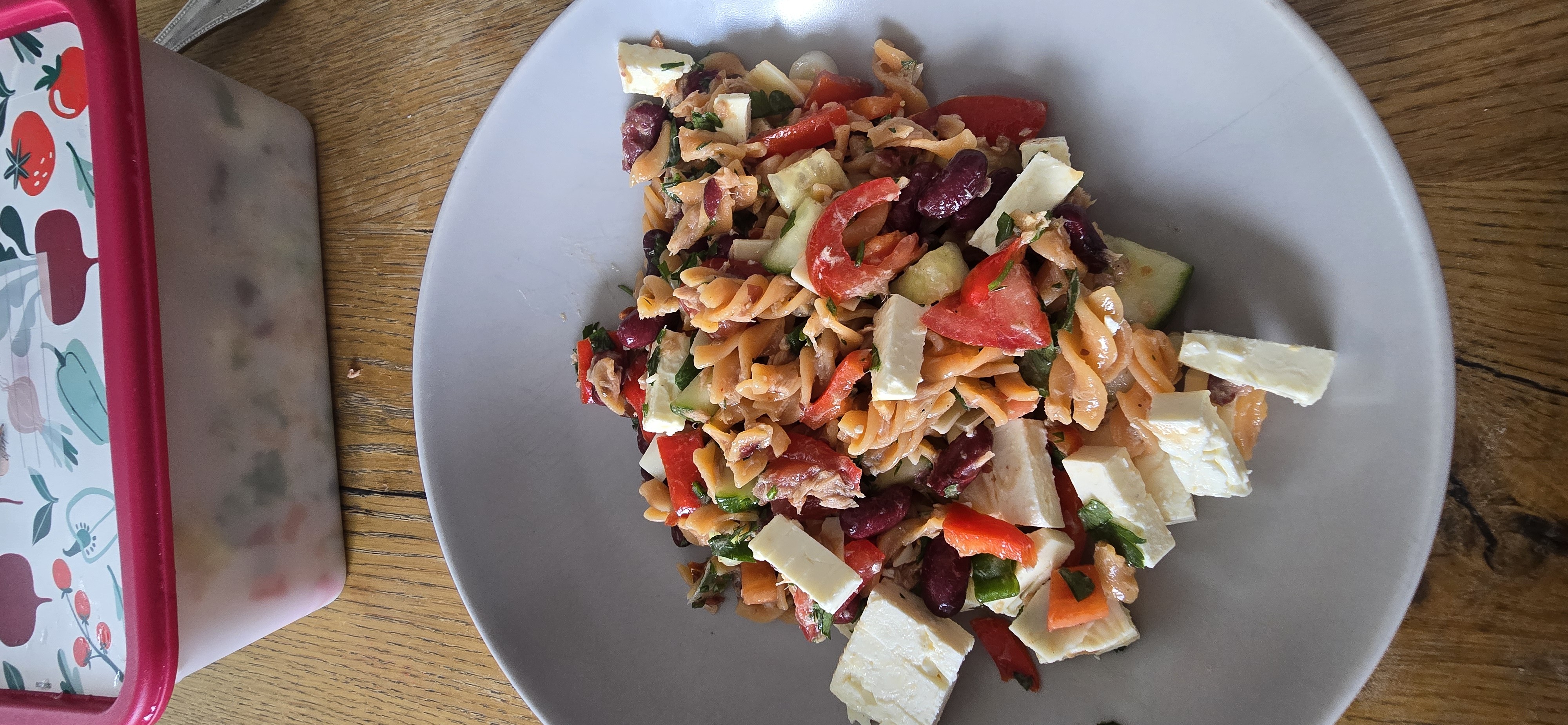 Pasta salade met feta