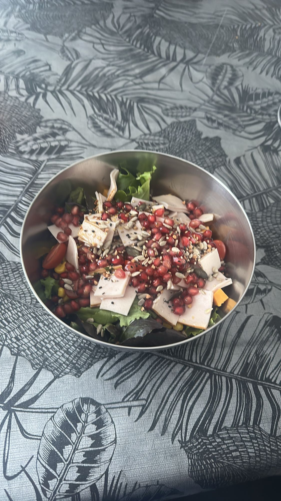 Salade fraîcheur dinde grenade