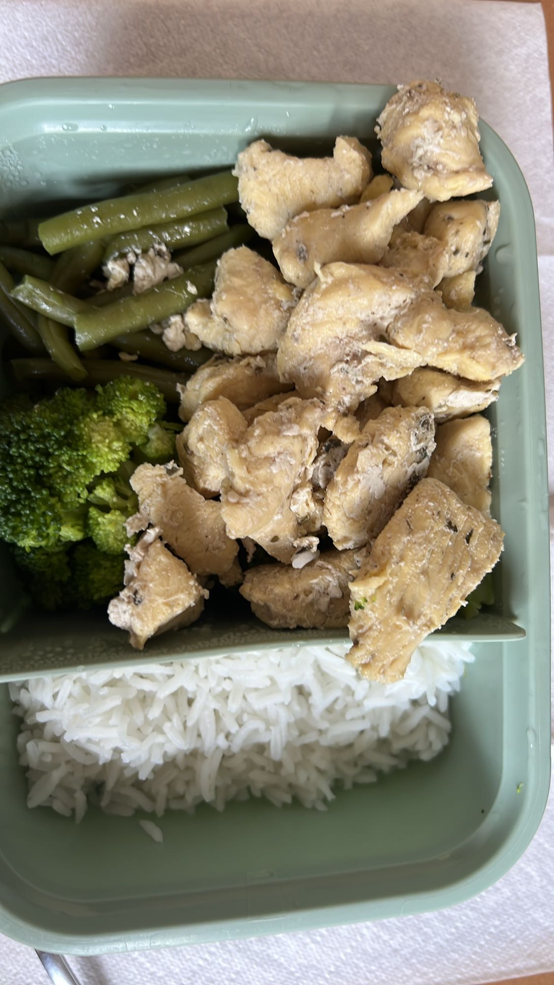 Kip met rijst en groenten