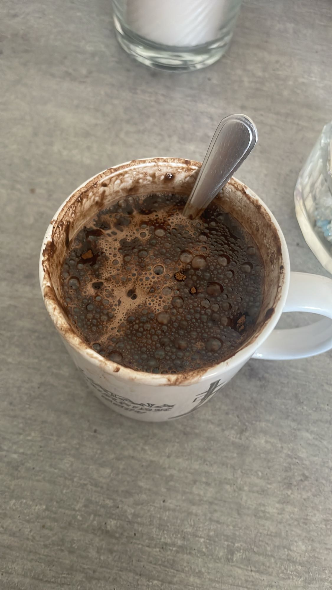 Tasse heiße Schokolade