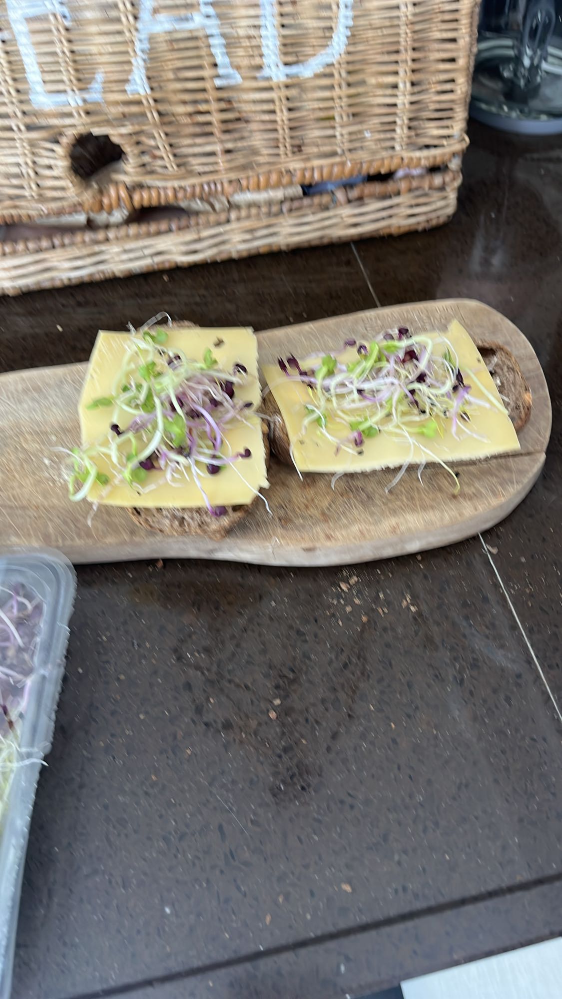 Kaasbrood met kiemen