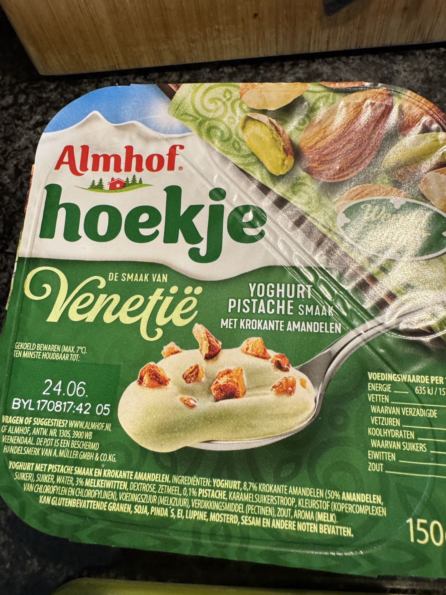 Pistachio Yogurt Snack