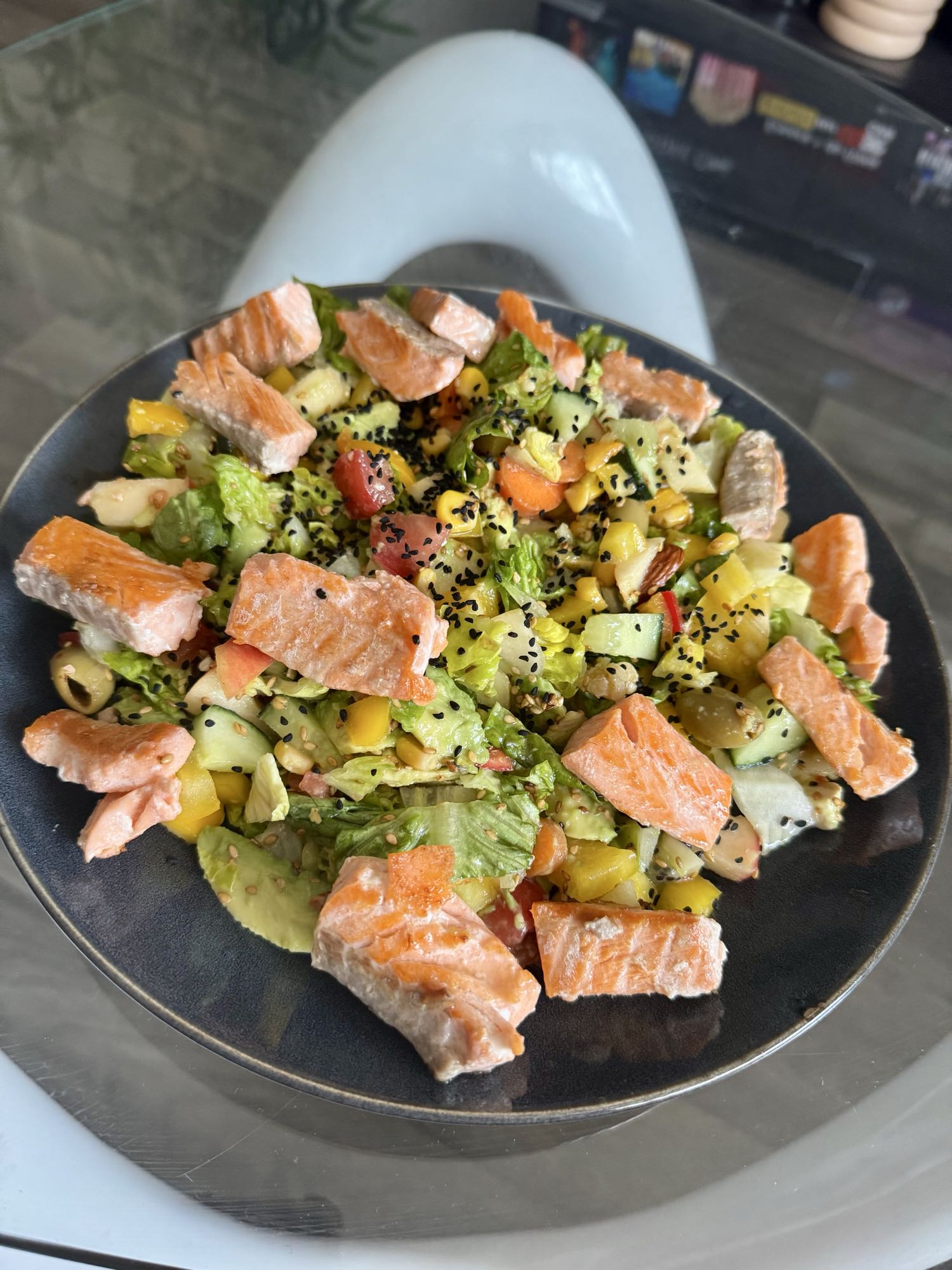 Salade de saumon frais