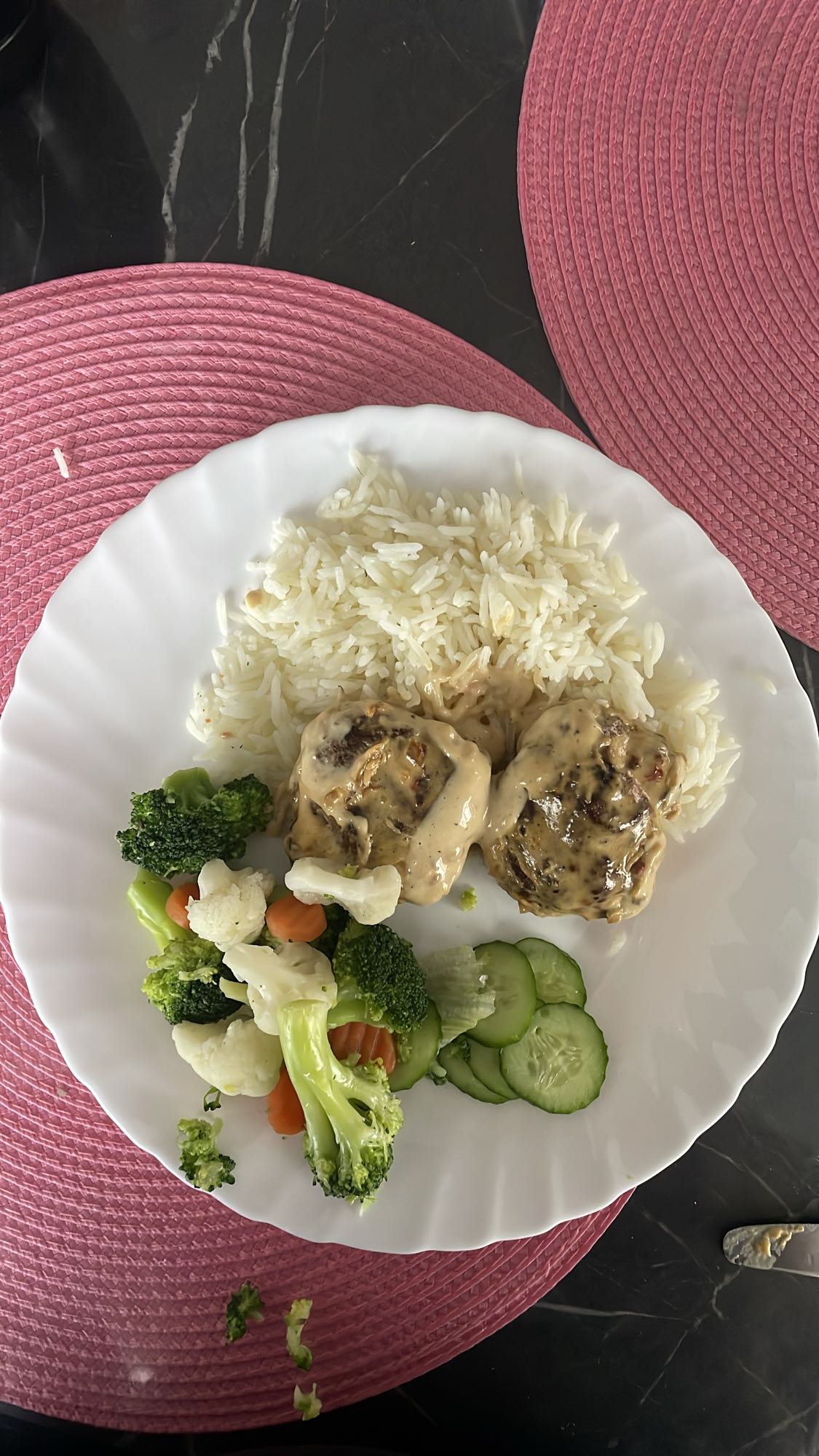 Köttbullar med ris