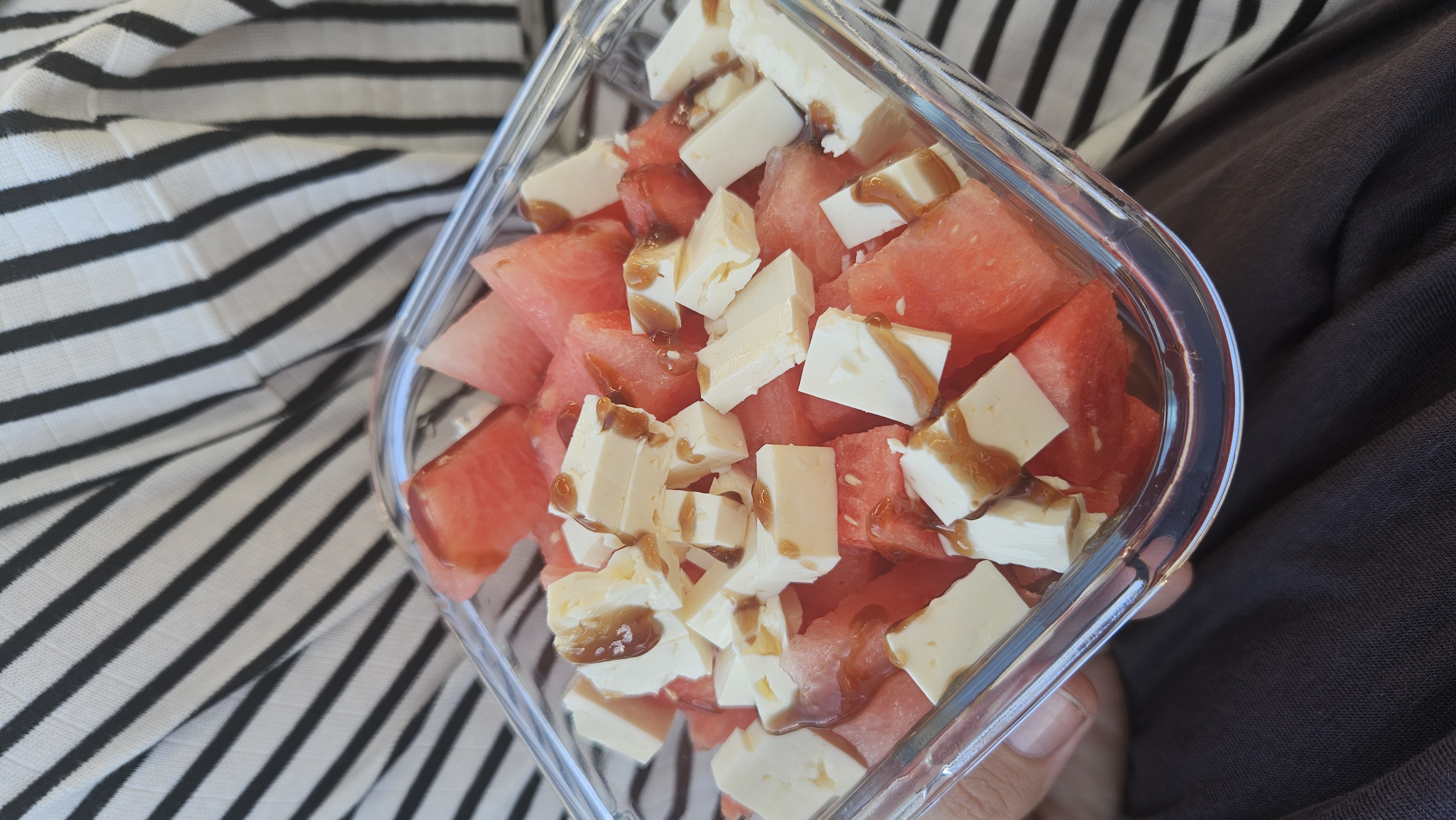 Wassermelone-Feta Light Salat