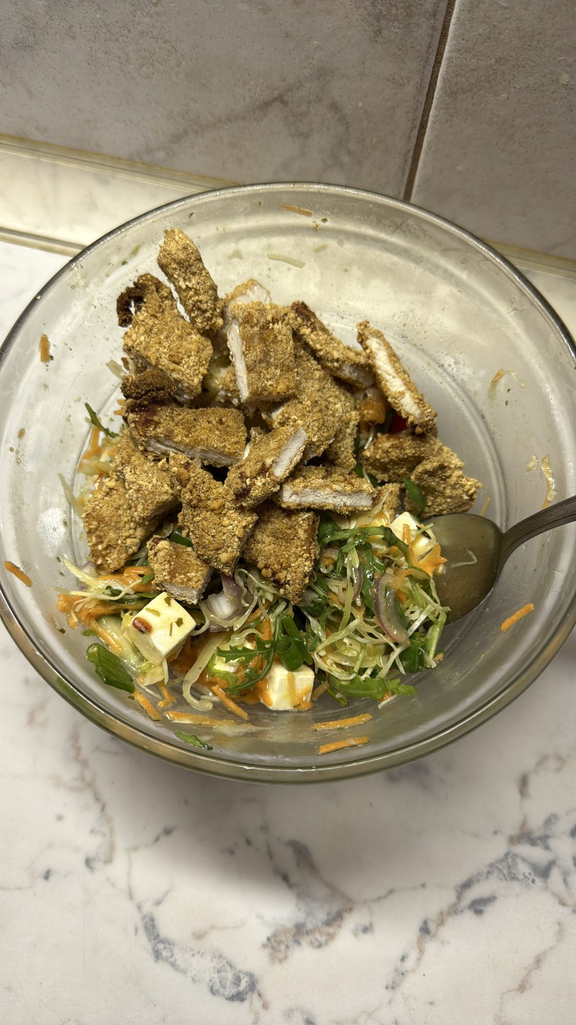 Crispy Chicken Salad