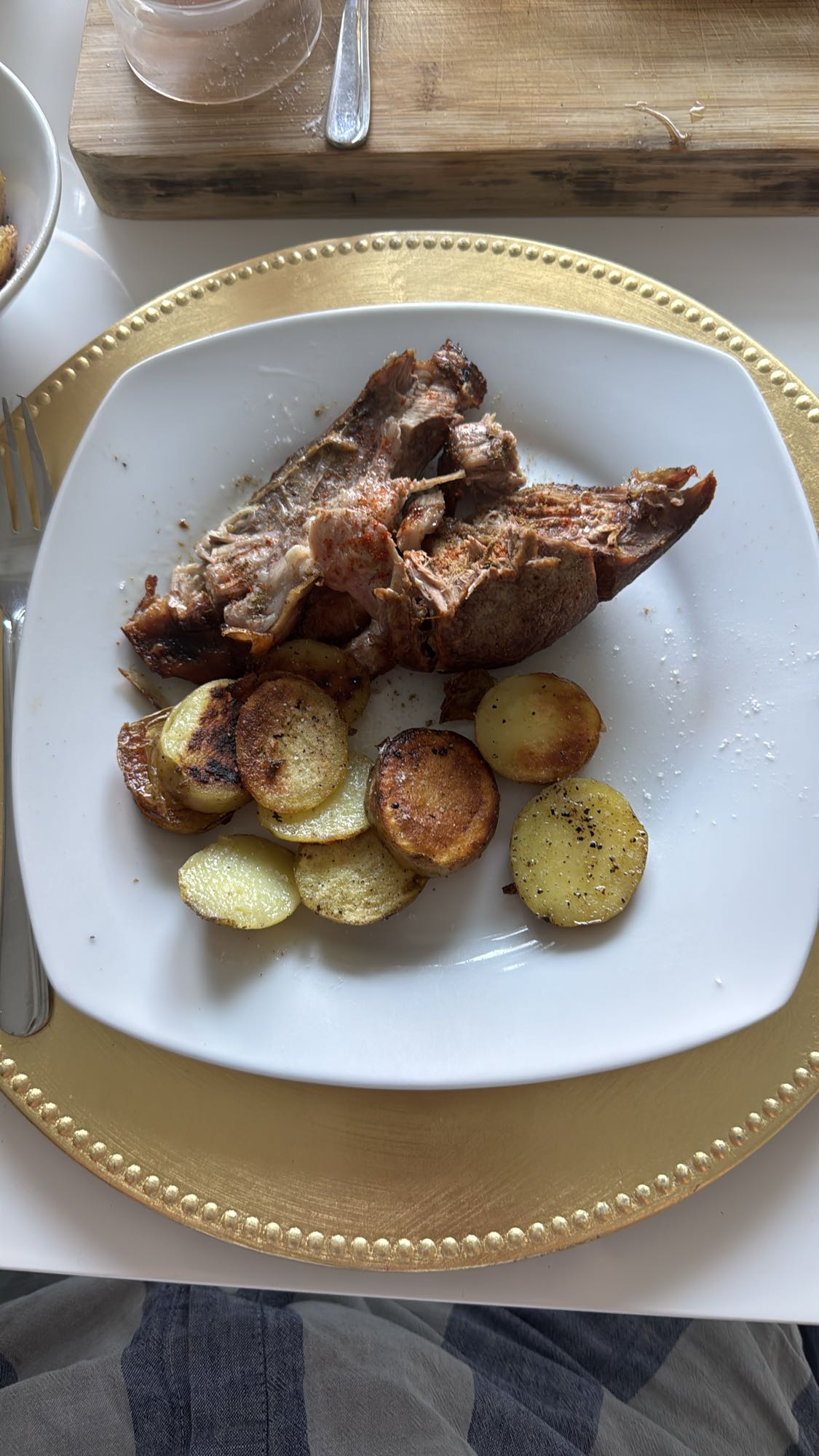 Lamsvlees met aardappelen