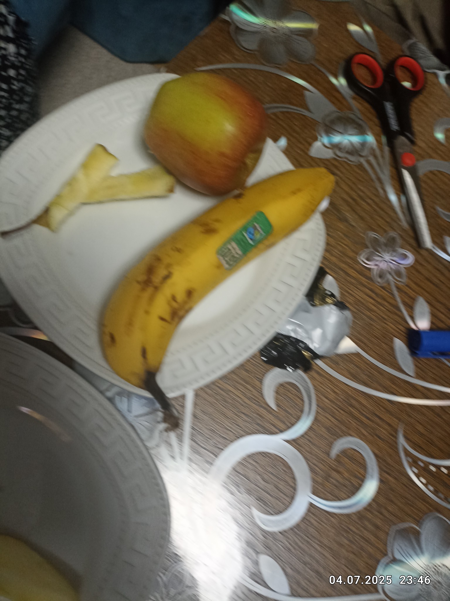 Appel en banaan snack