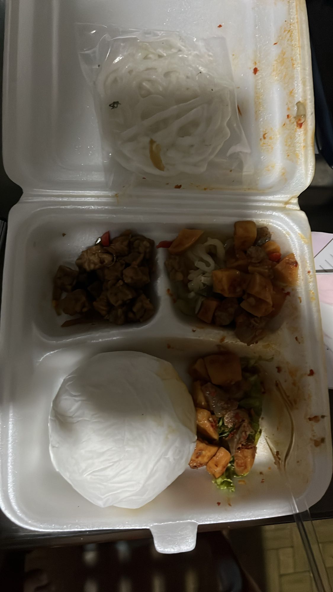 Rice with tempeh & veggies