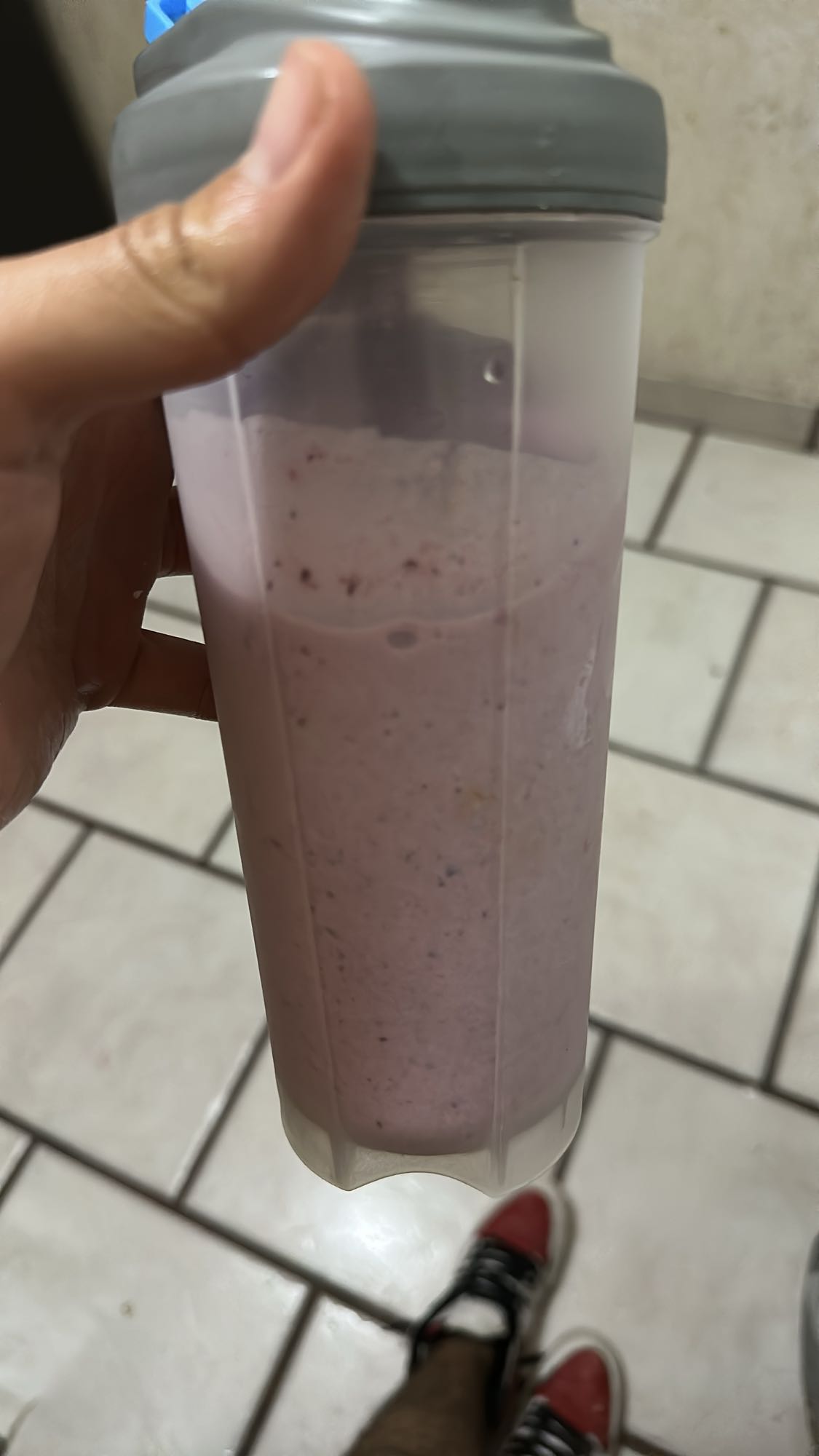 batido de frutas y yogur