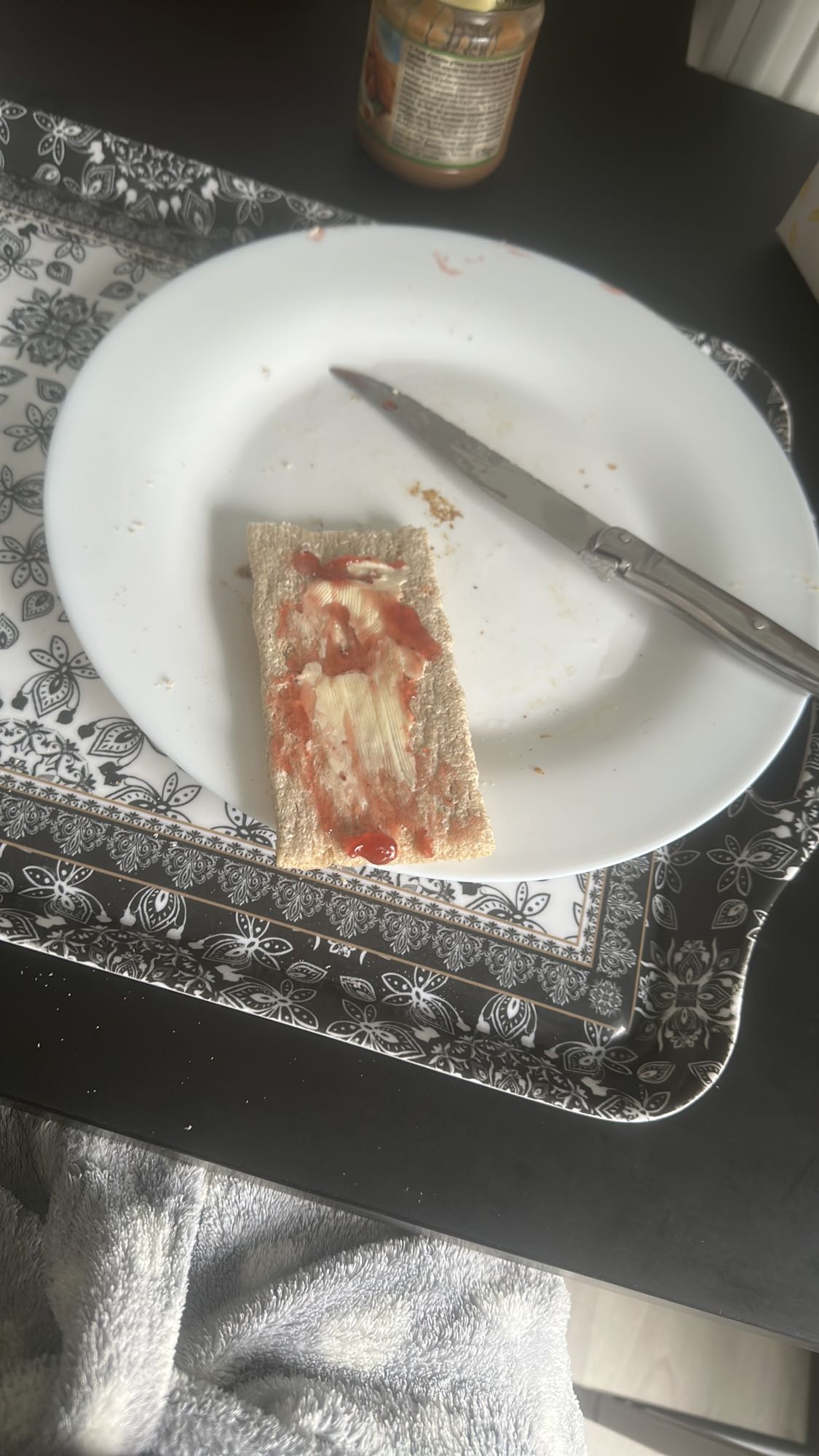 Tartine craquante confiture