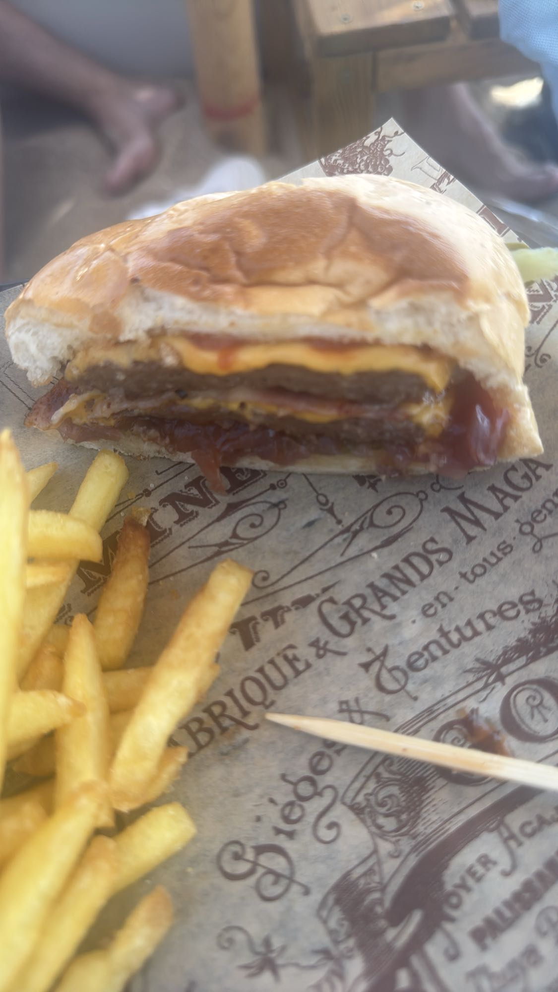 Cheeseburger with Fries