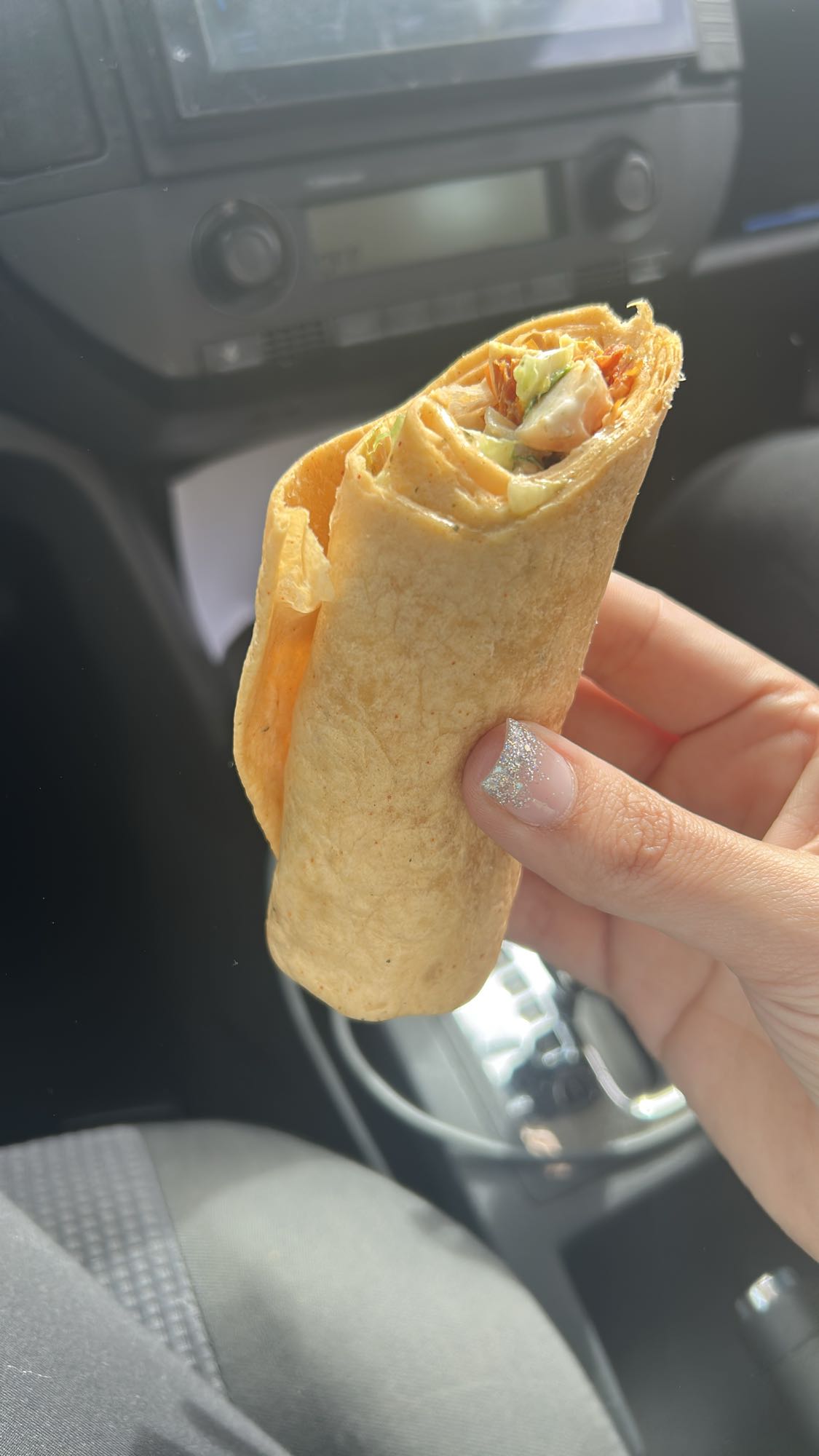 kip wrap met groenten