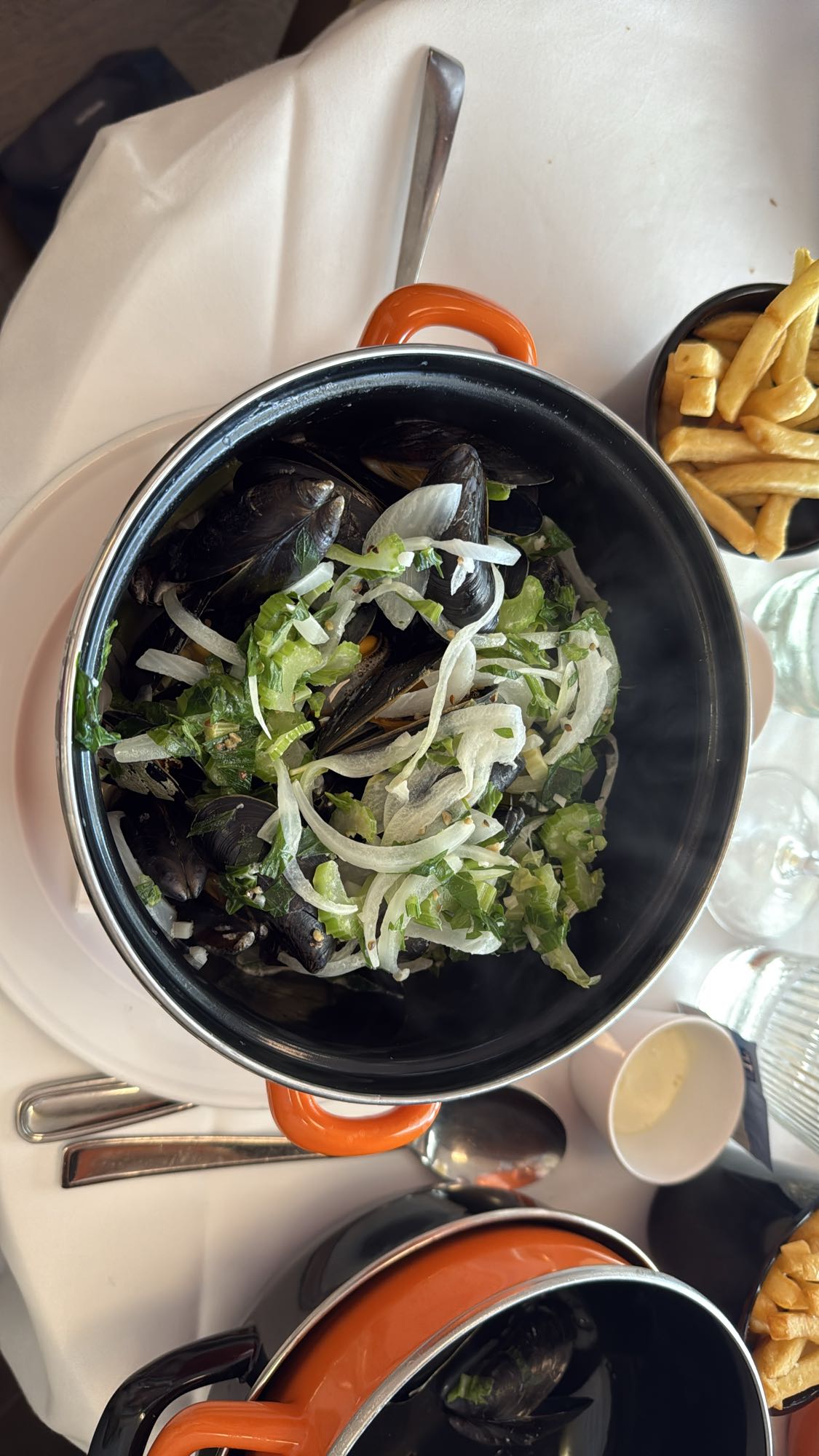 Mosselen zonder frit