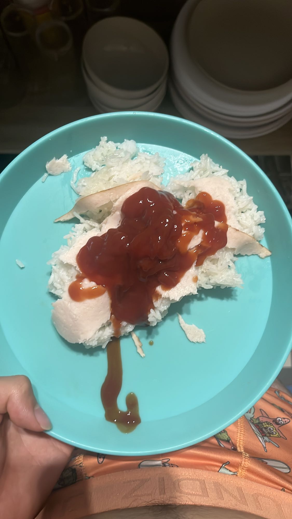 Poulet riz sauce tomate