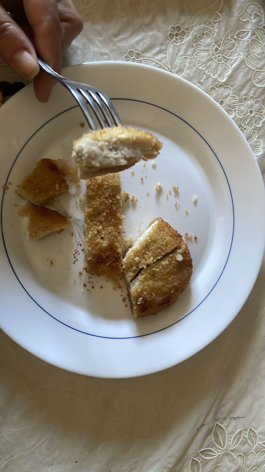 Breaded chicken cutlet