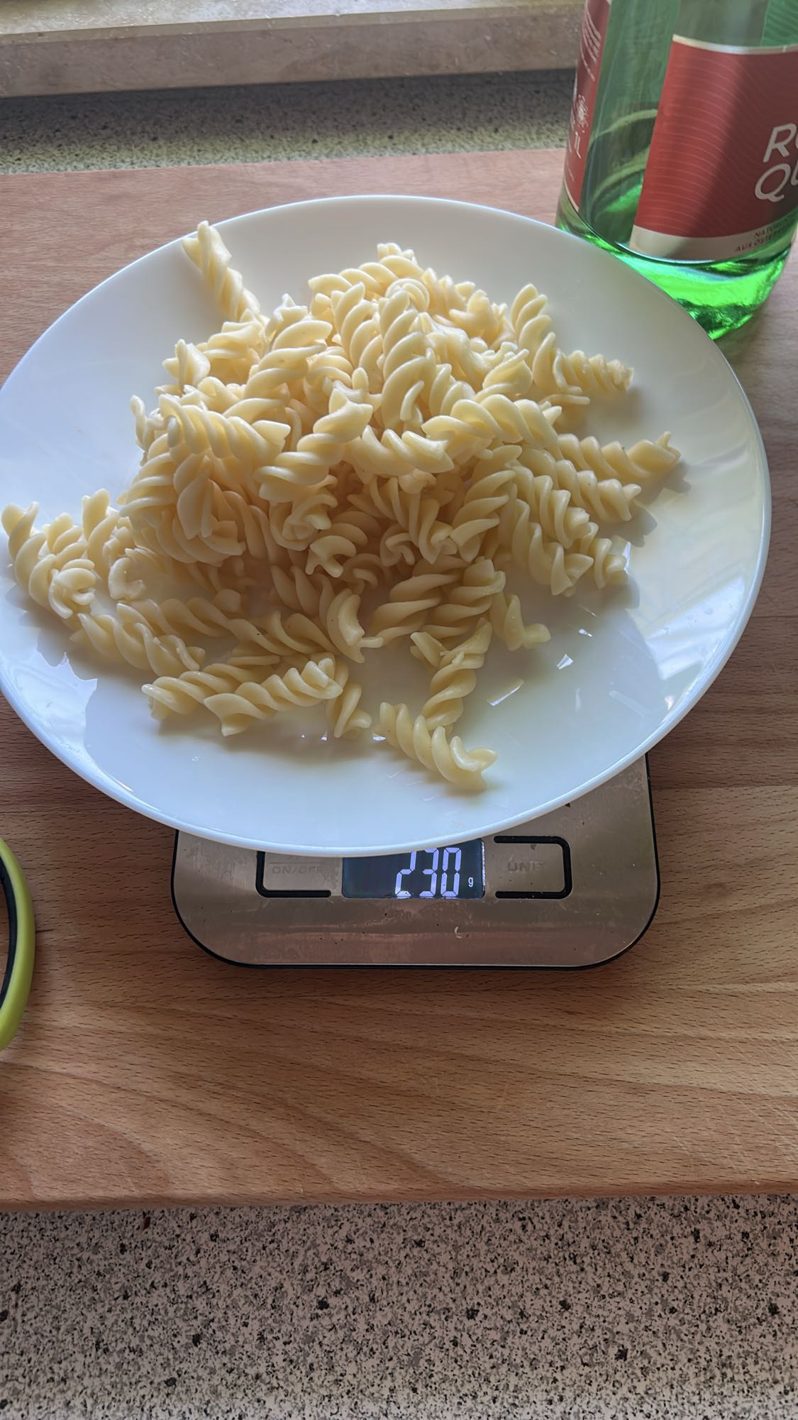 Gekochte Fusilli Pasta