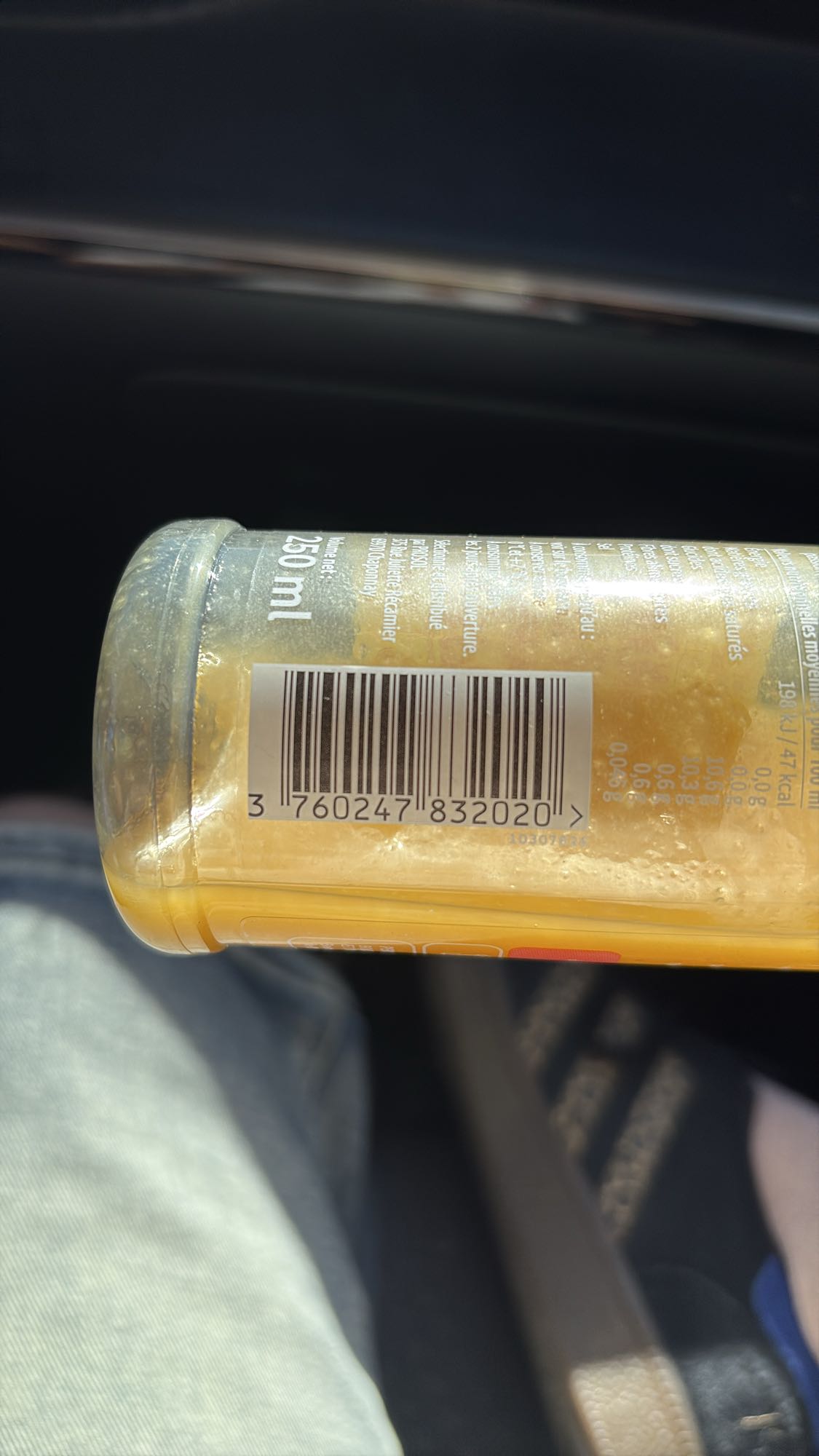 boisson fruitée glacée