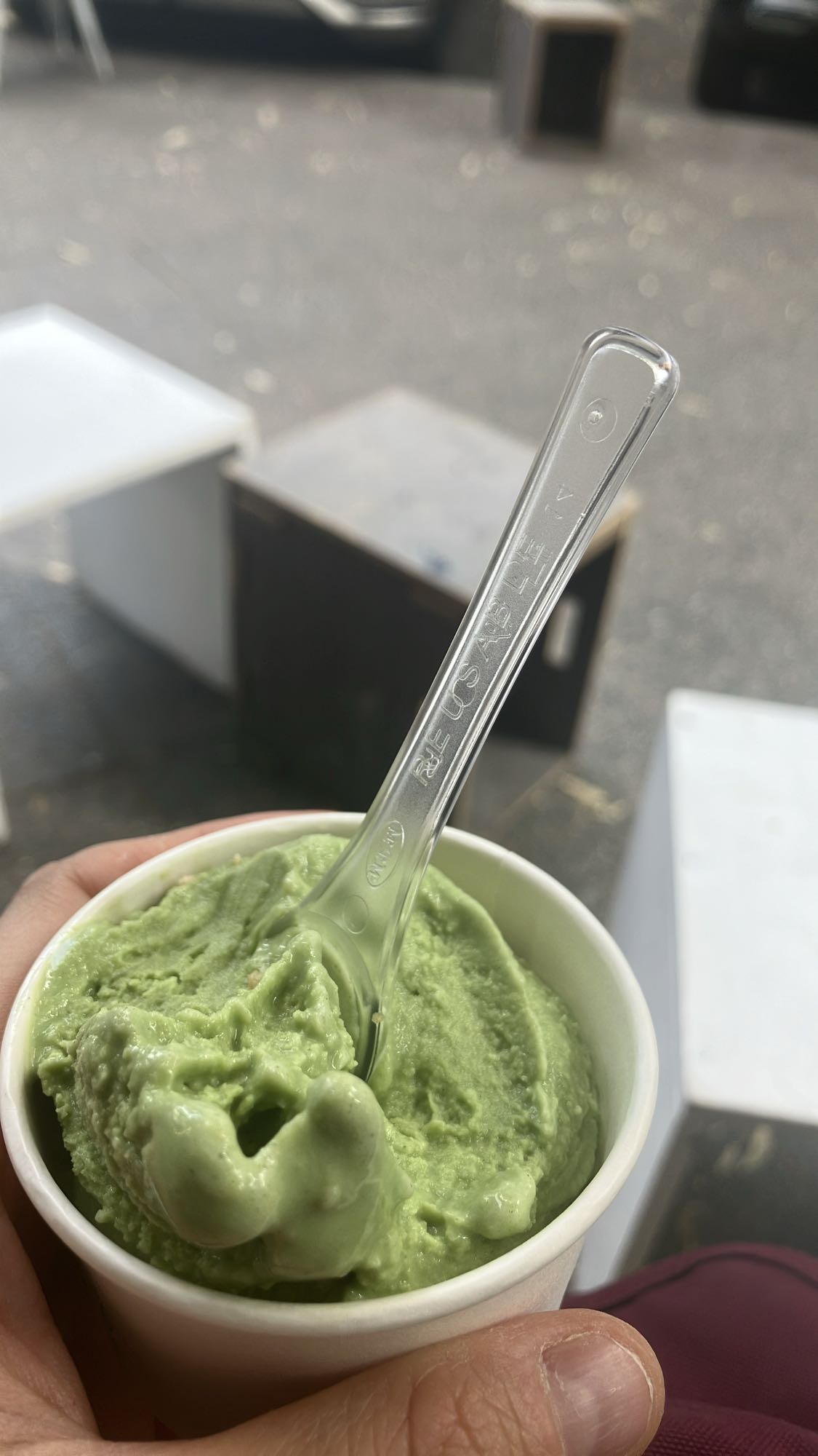 sorvete de chá verde