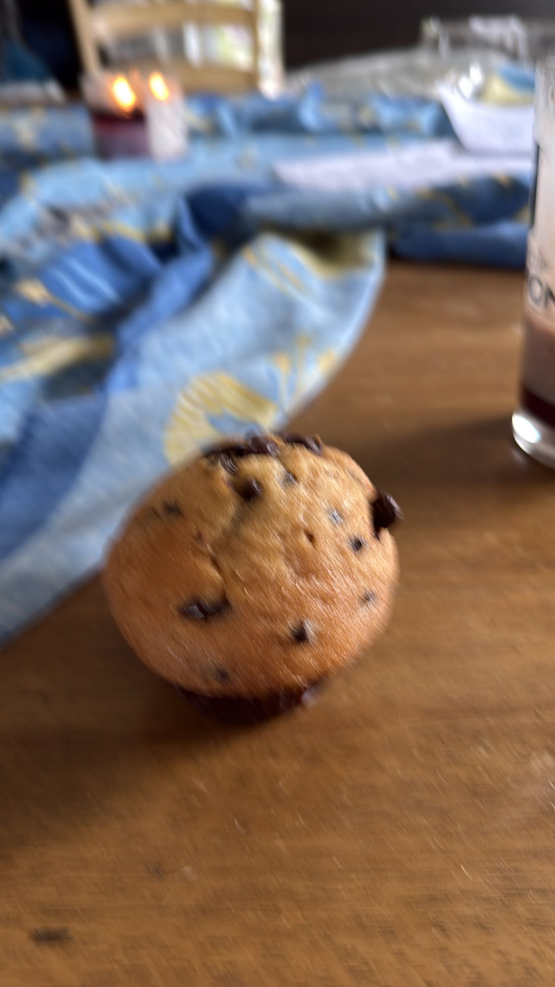 Muffin aux pépites de chocolat