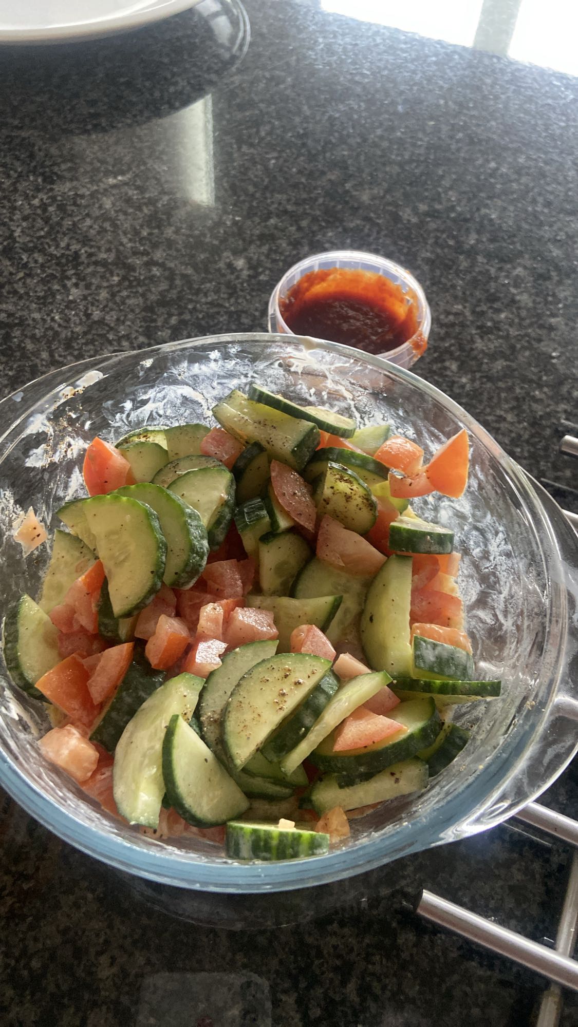 komkommer-tomatensalade