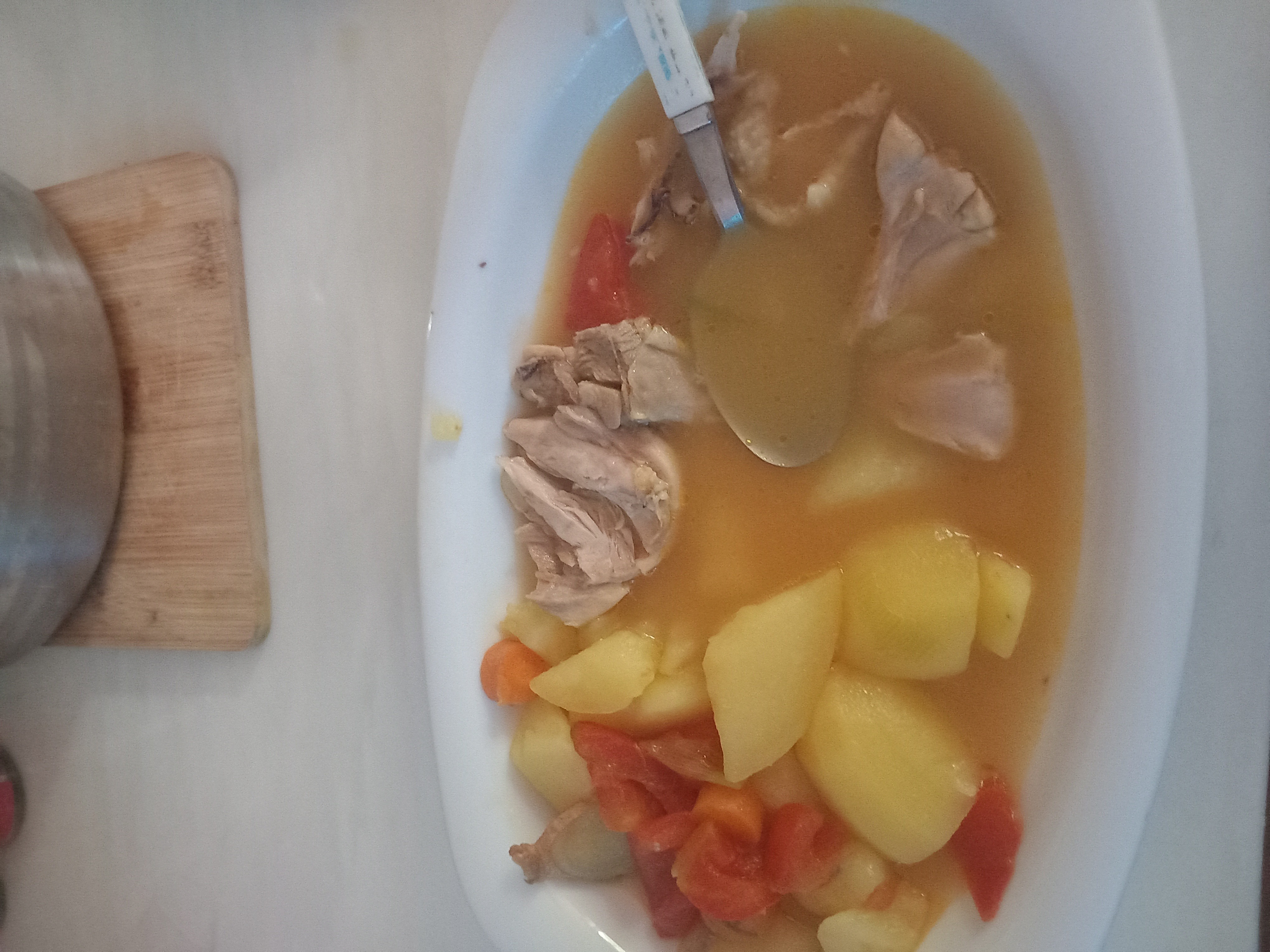 Tavuklu Patates Yemeği