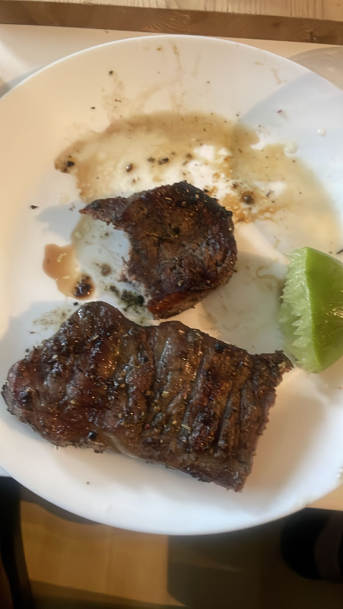 Grillet biff med lime