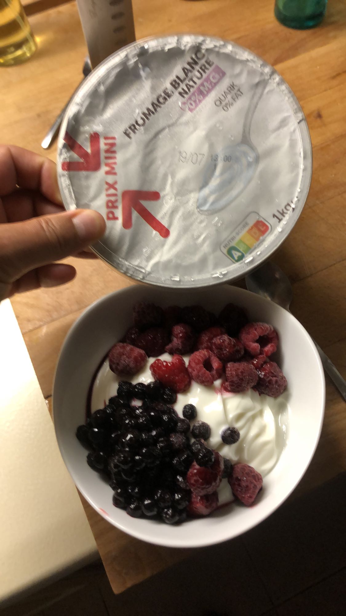 Fromage blanc aux fruits