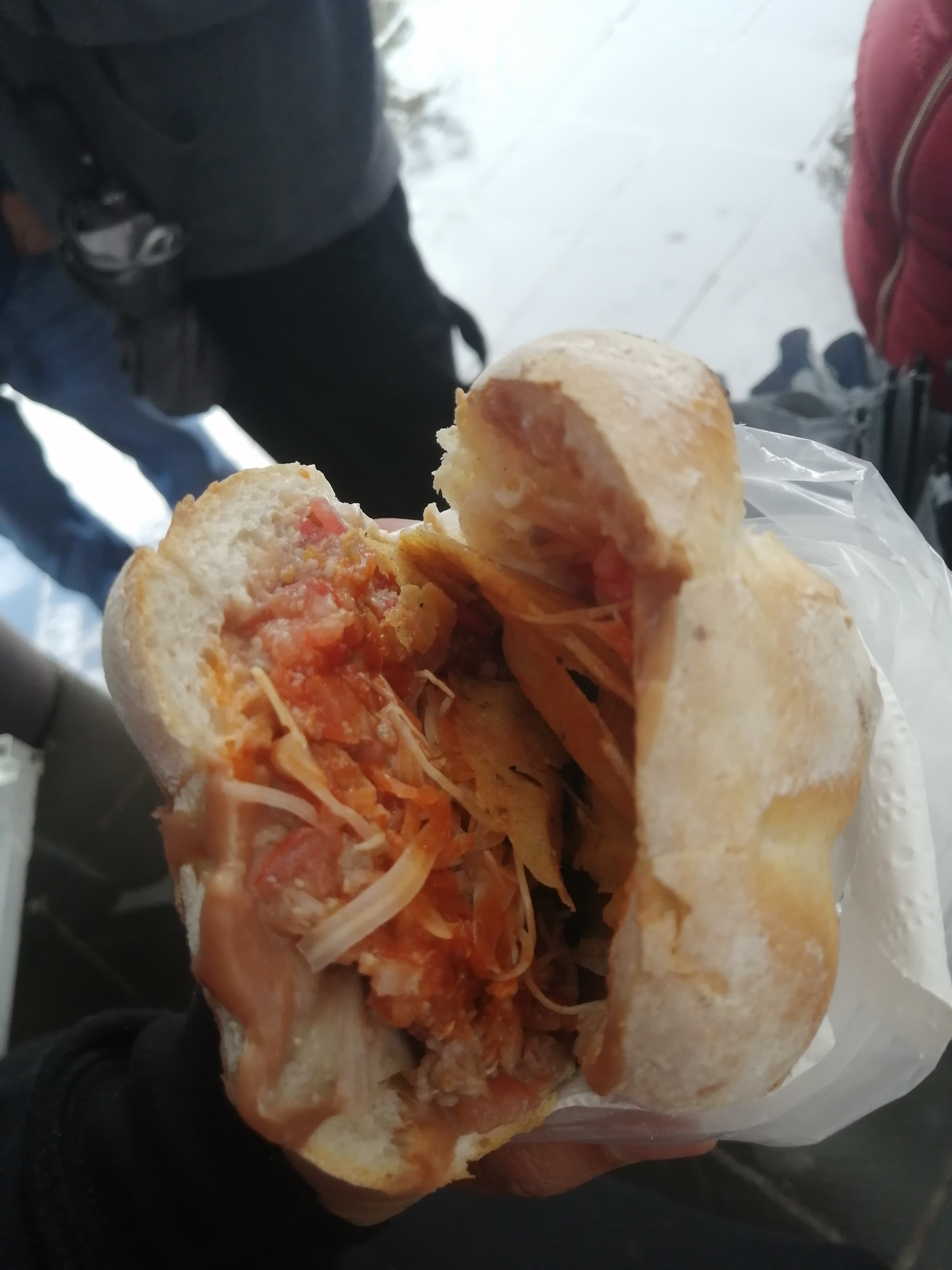 Torta de carne deshebrada