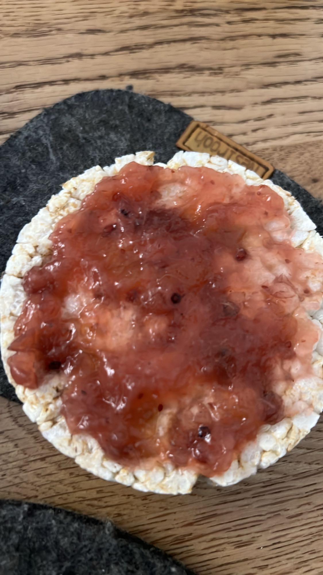 Rice Cake with Jam