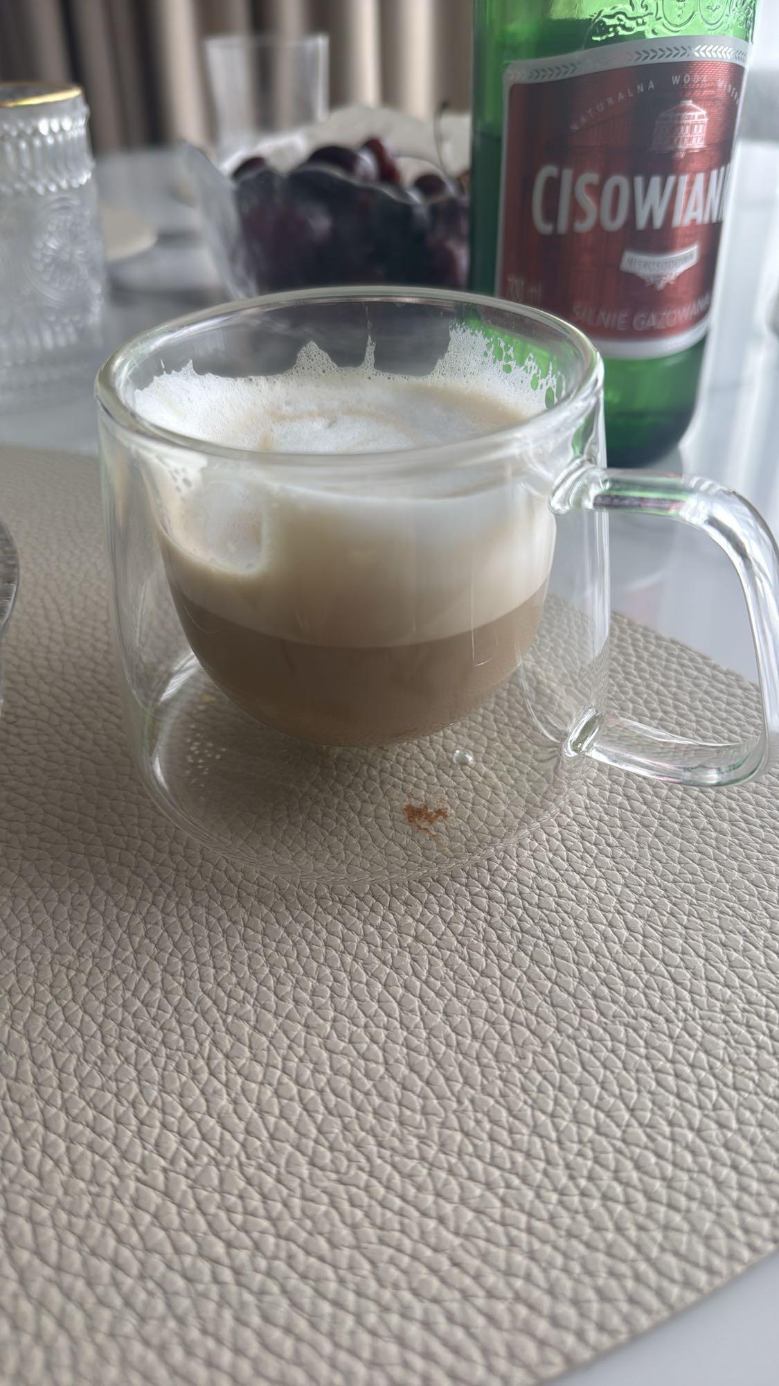 kawa z mlekiem