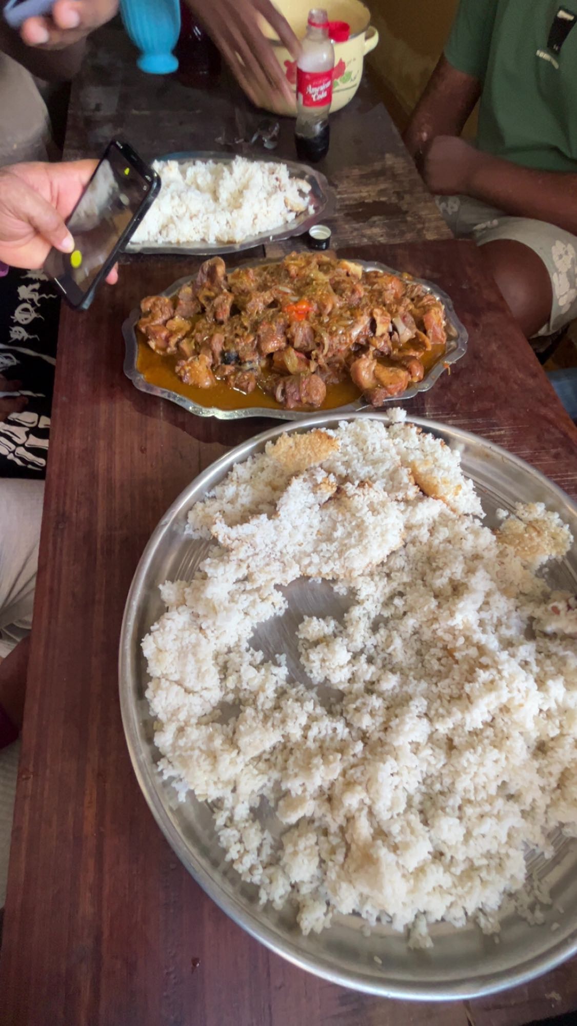 Riz avec ragoût de viande