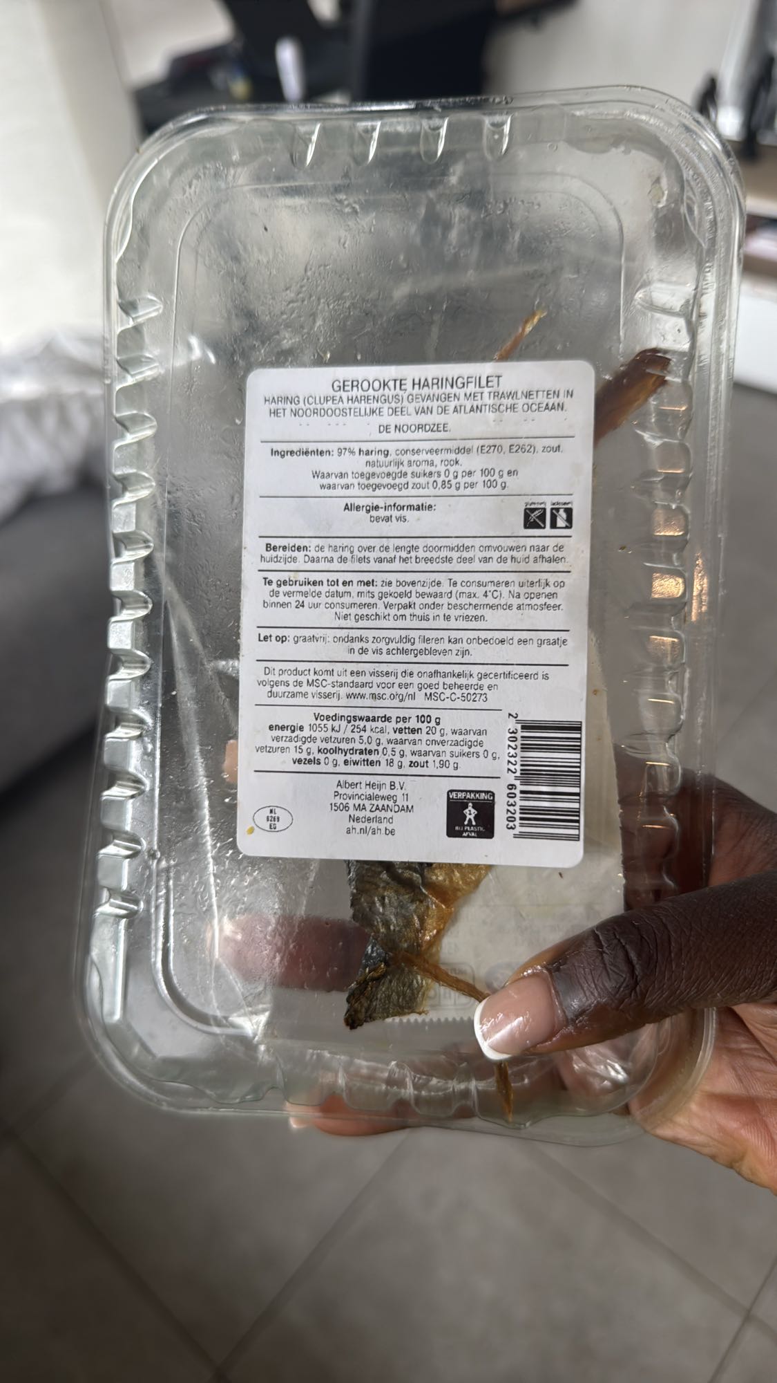 Gerookte haringfilet