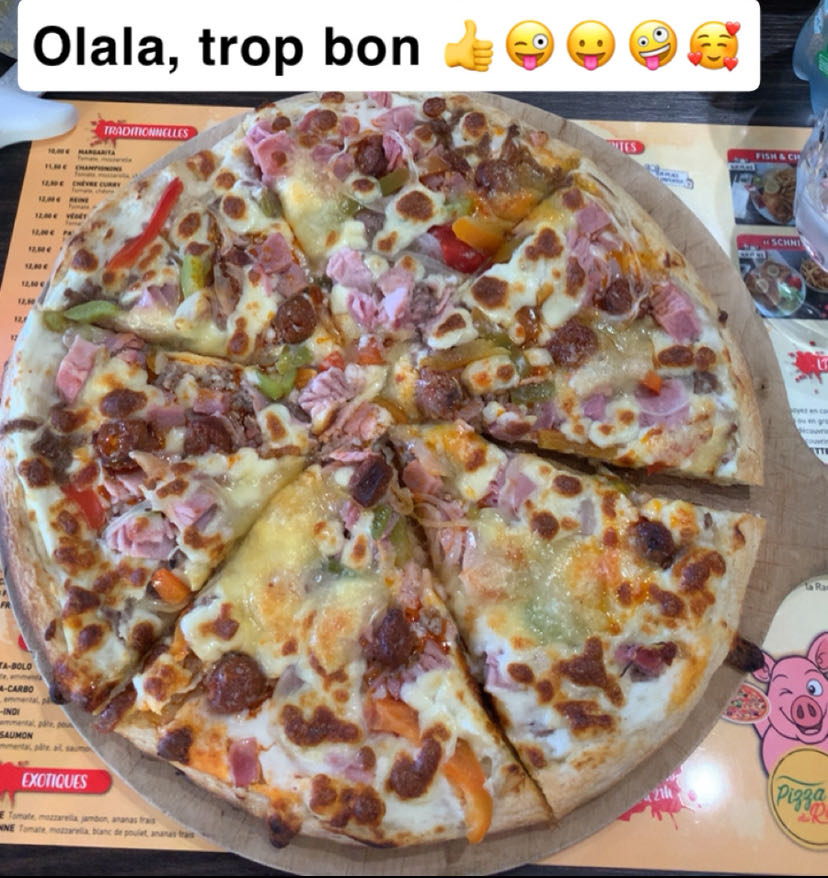 Pizza mixte merguez fromage