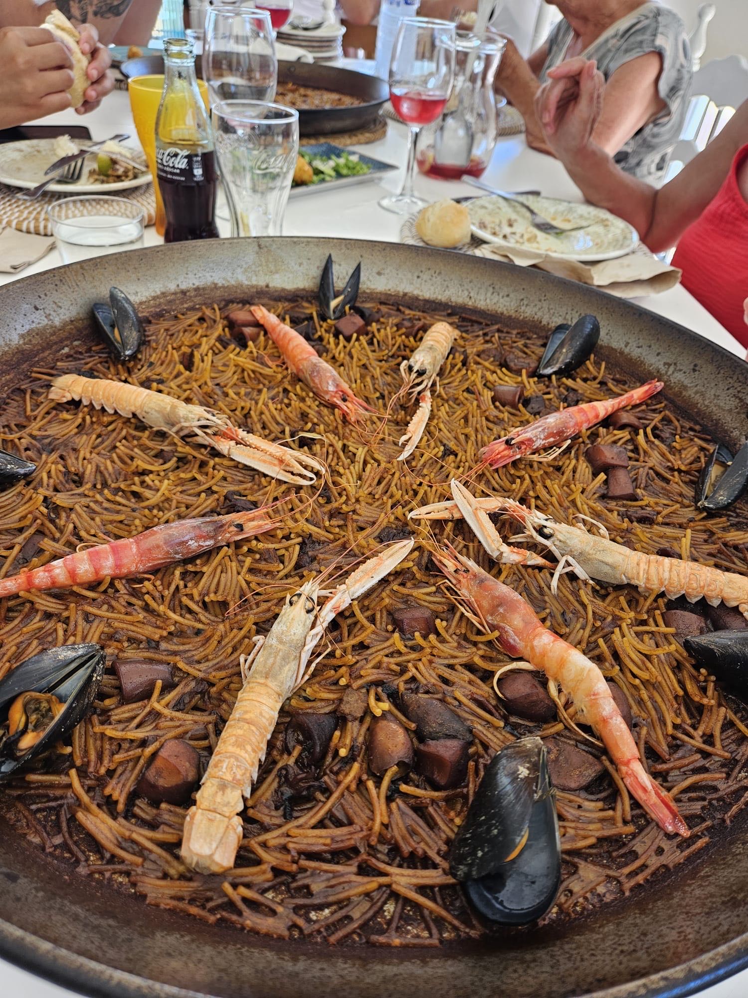 Fideuá de mariscos