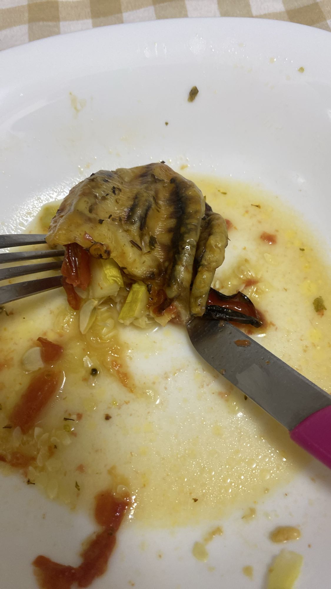 Vinete coapte cu legume