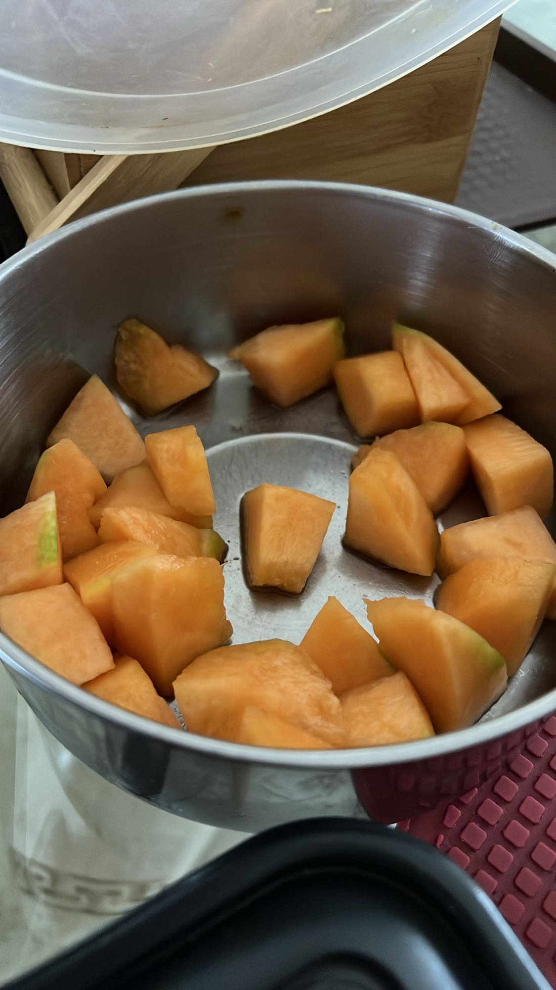morceaux de melon