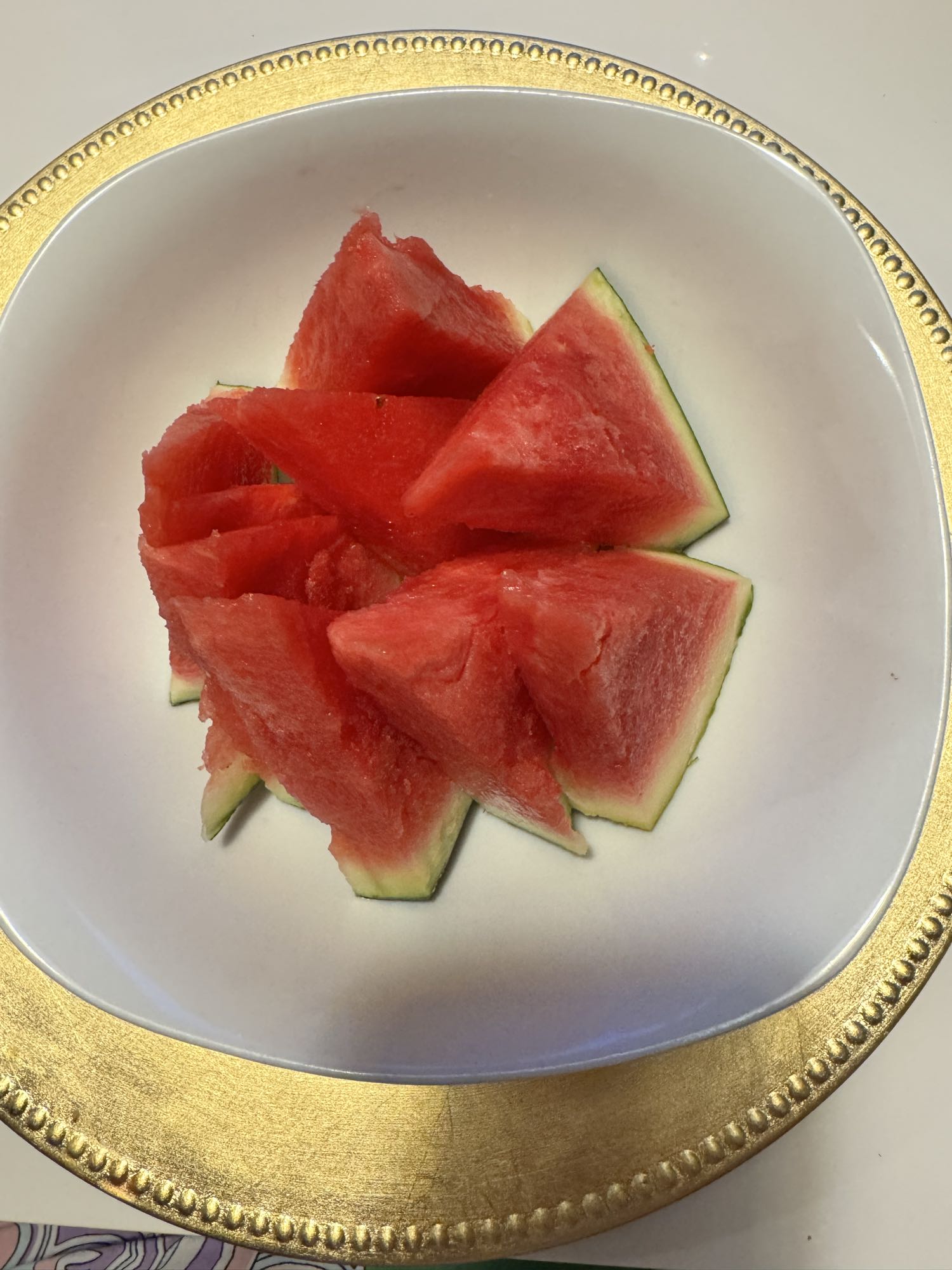 Watermeloen stukjes