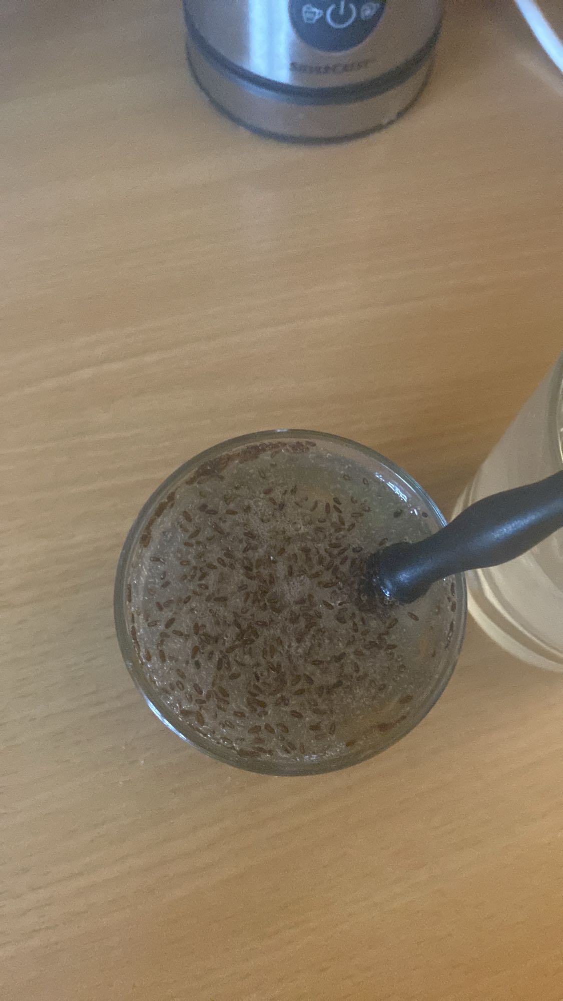 napój z siemieniem lnianym