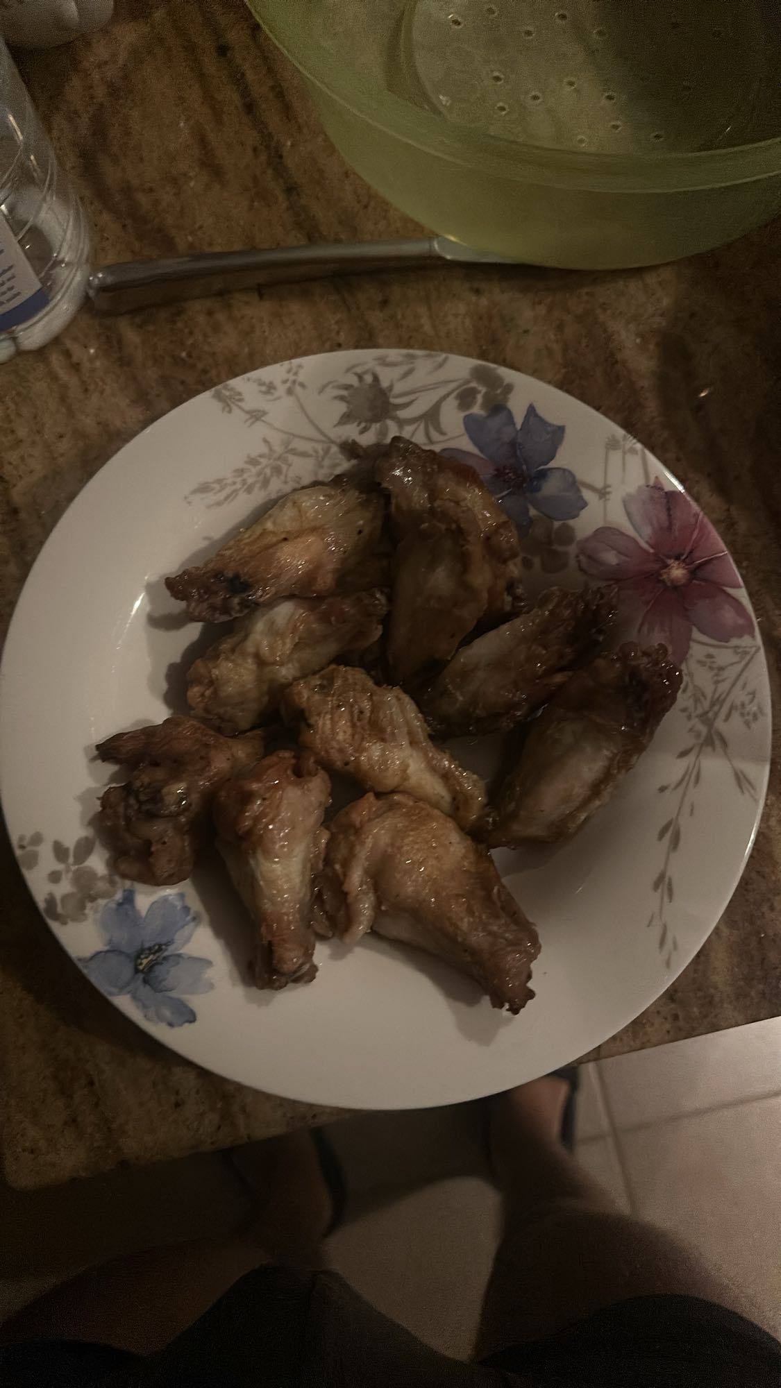 alitas de pollo asadas