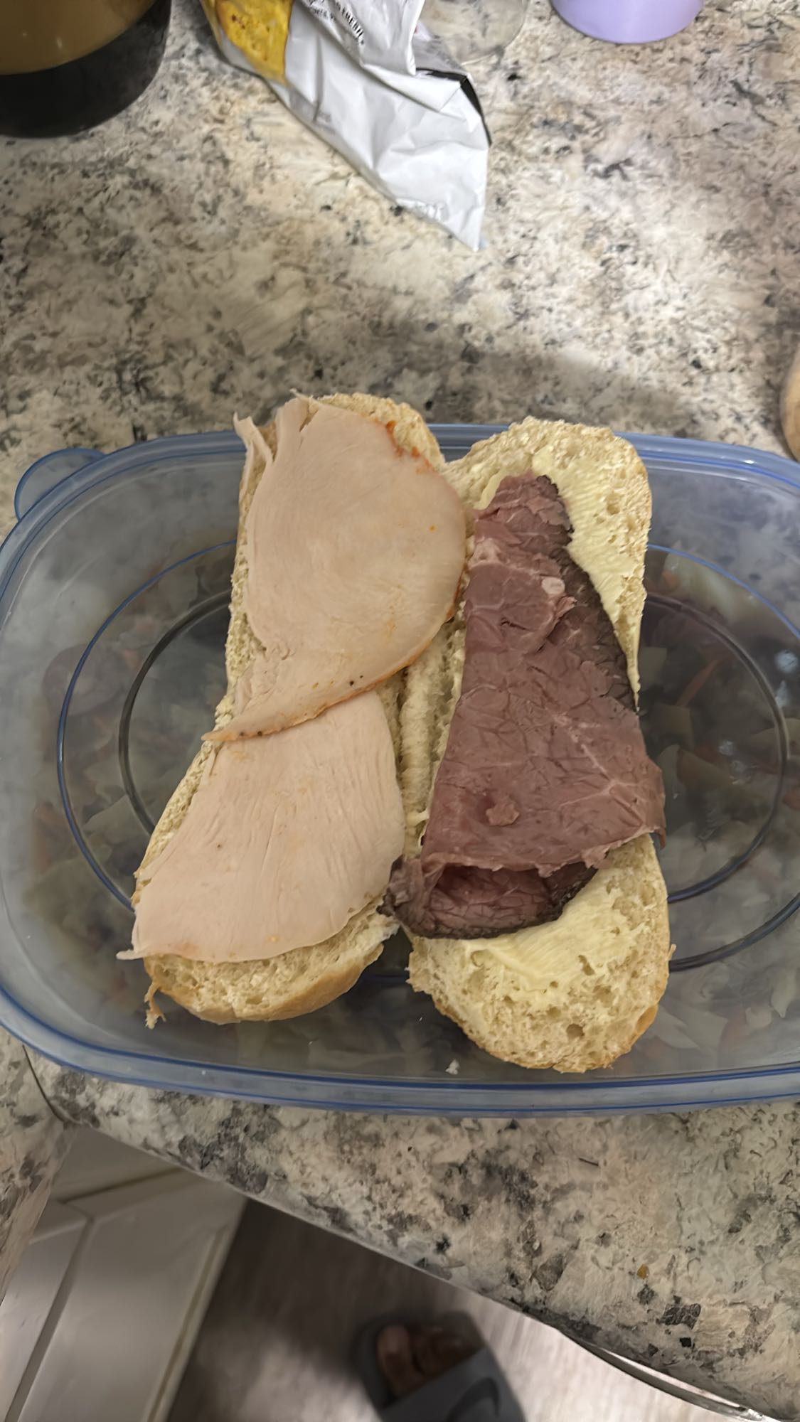 Turkey and Roast Beef Sandwich