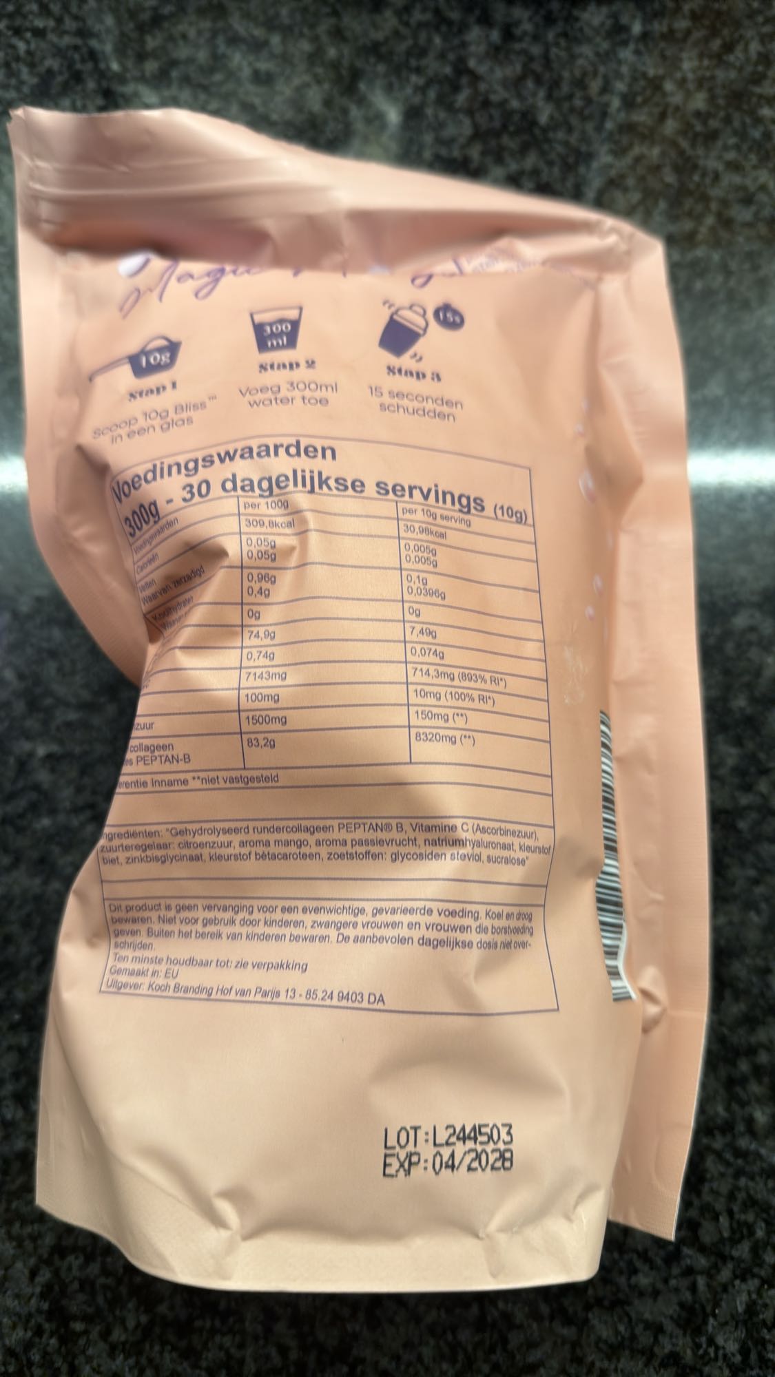 Collageen poeder shake