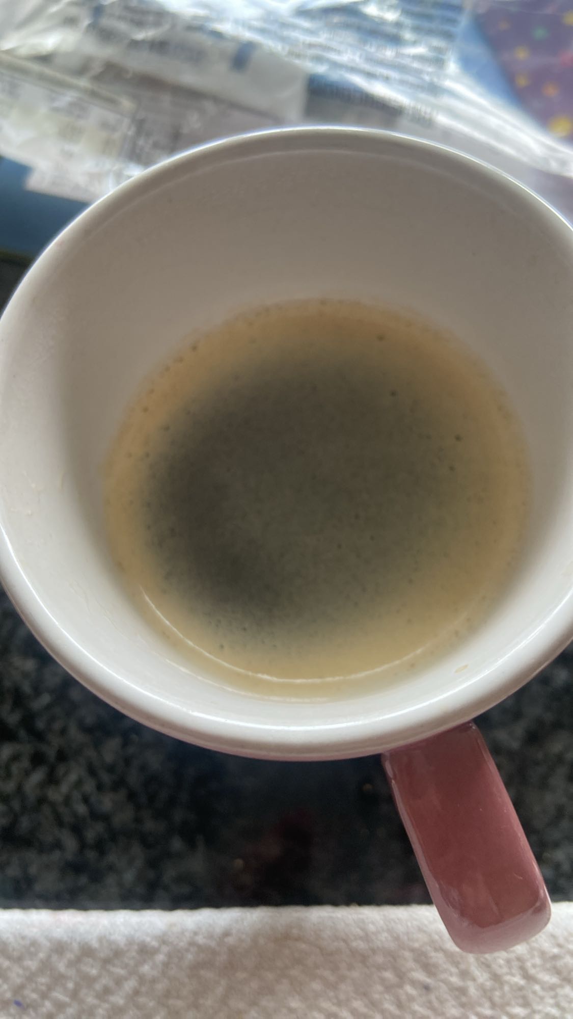 zwarte koffie