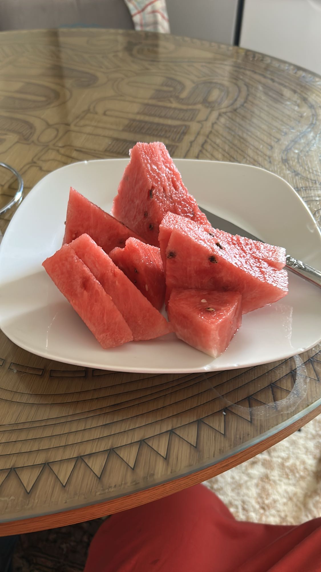 Felii de pepene roșu