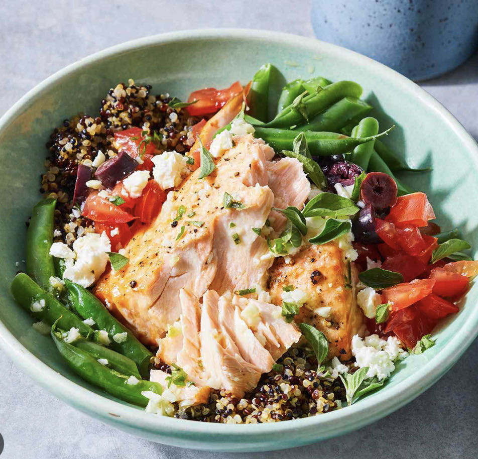 Salmon Quinoa Bowl